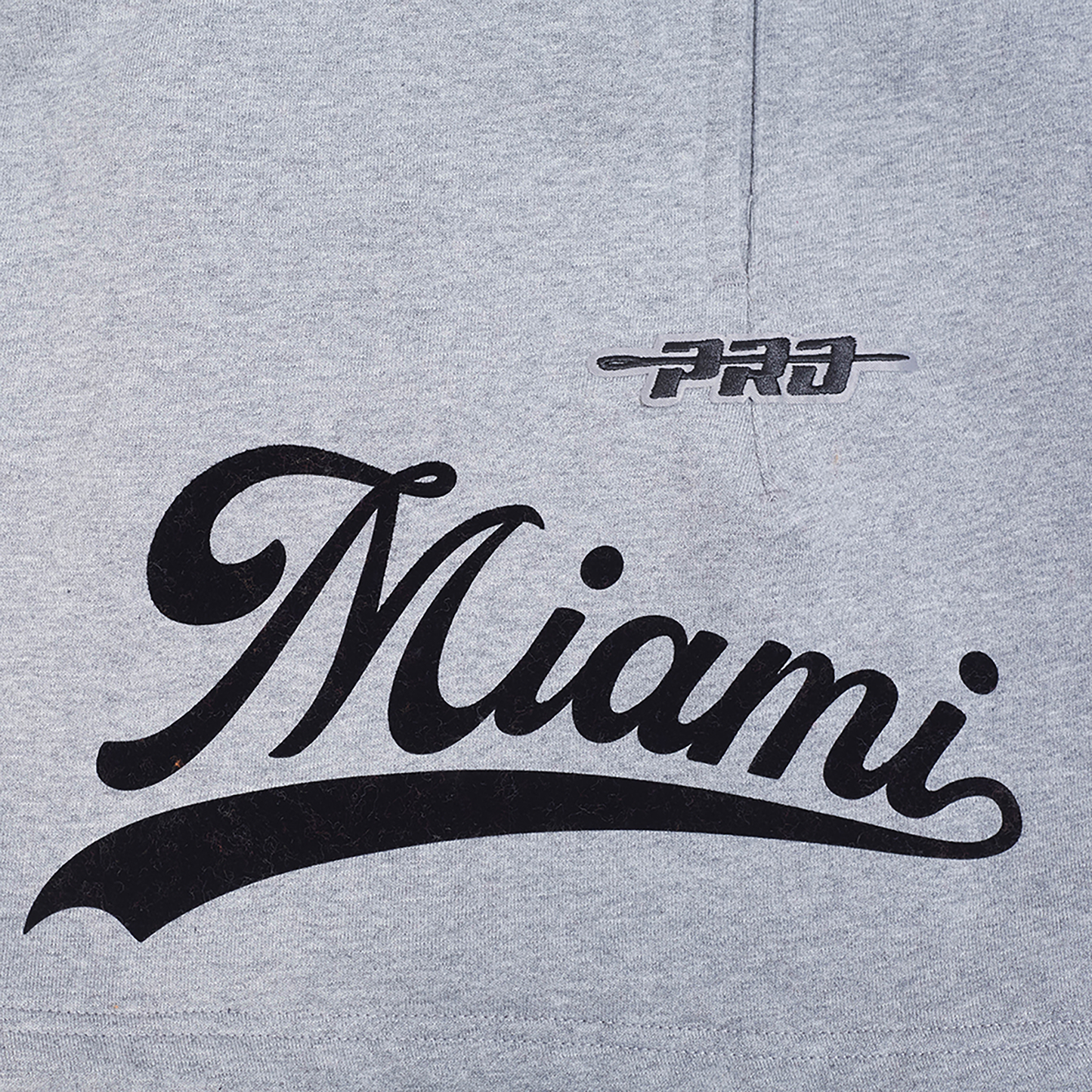 Pro Standard Marlins Living Large Fleece Shorts - Men's - Gray/Teal/Black