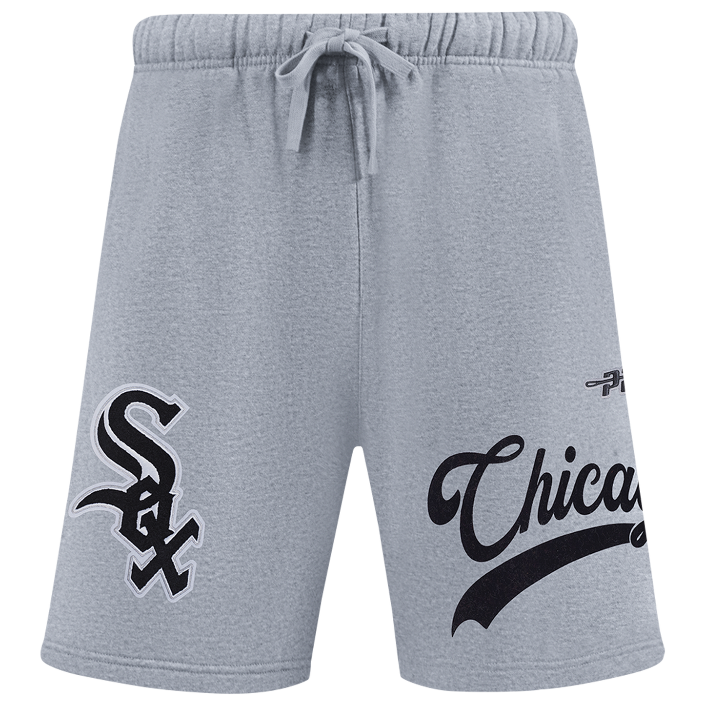 Pro Standard White Sox Living Large Fleece Shorts - Men's - Gray/Black