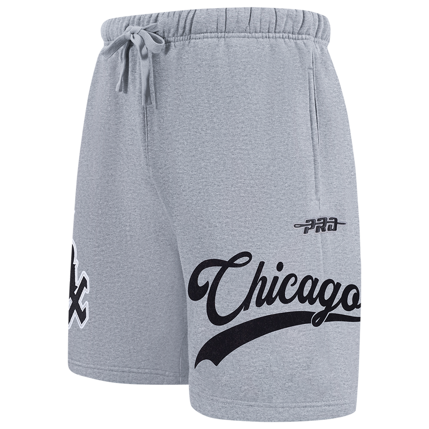 Pro Standard White Sox Living Large Fleece Shorts - Men's - Gray/Black