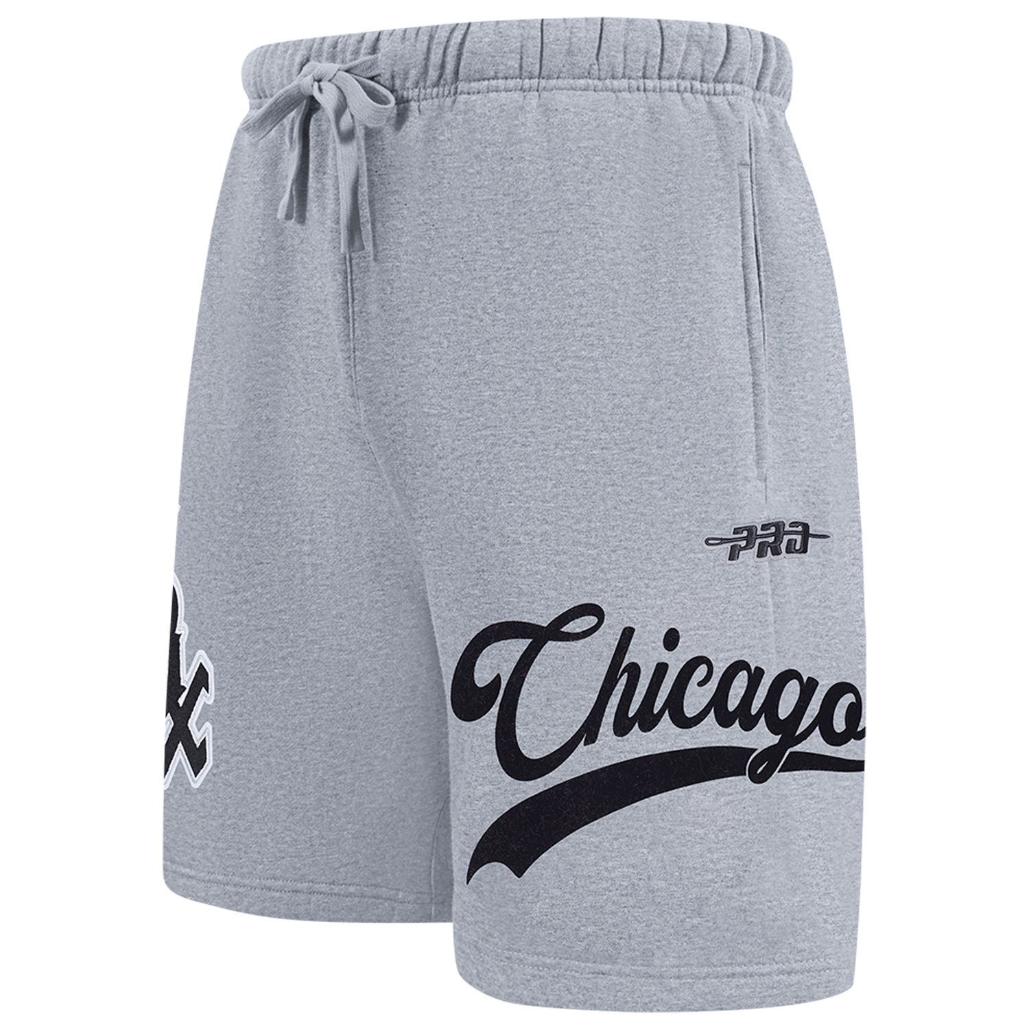 Pro Standard White Sox Living Large Fleece Shorts - Men's - Gray/Black