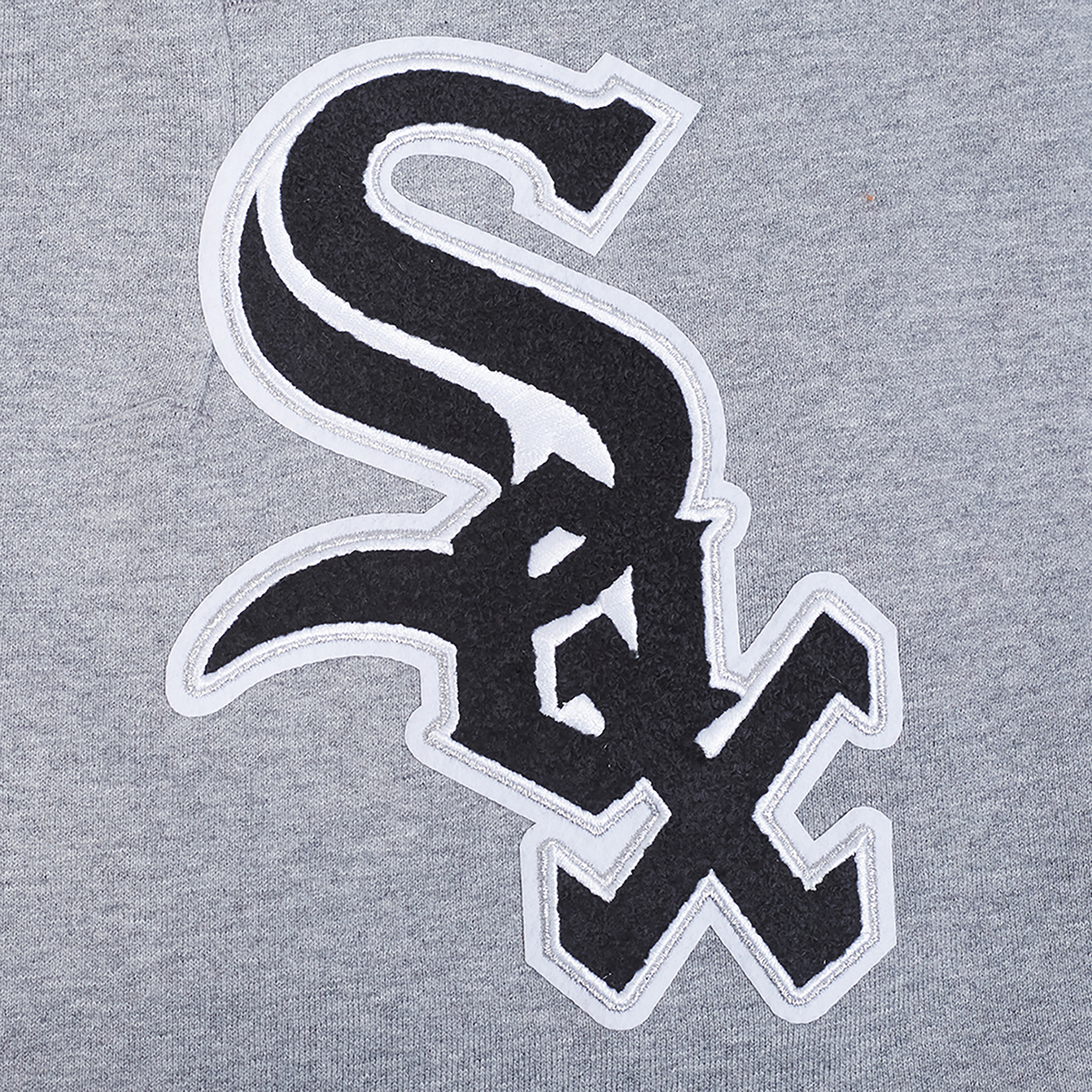 Pro Standard White Sox Living Large Fleece Shorts - Men's - Gray/Black