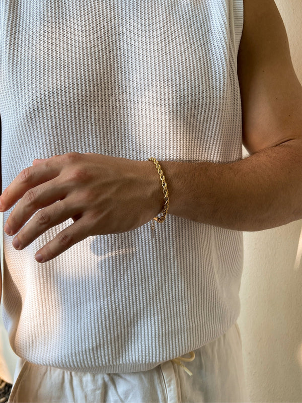 ROPE BRACELET 5MM | 18K Gold