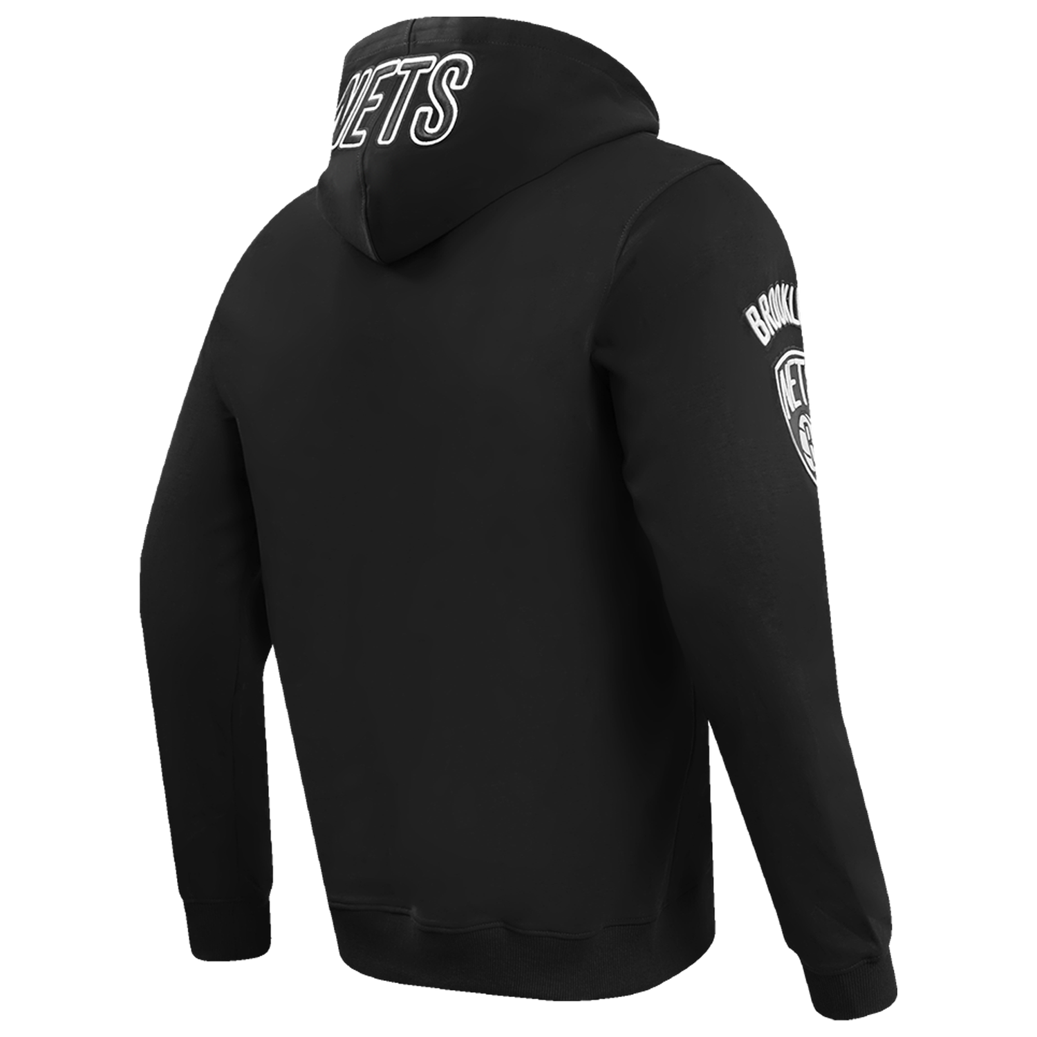 Pro Standard NETS OLD ENGLISH FLC PO HOODIE - Men's - Black