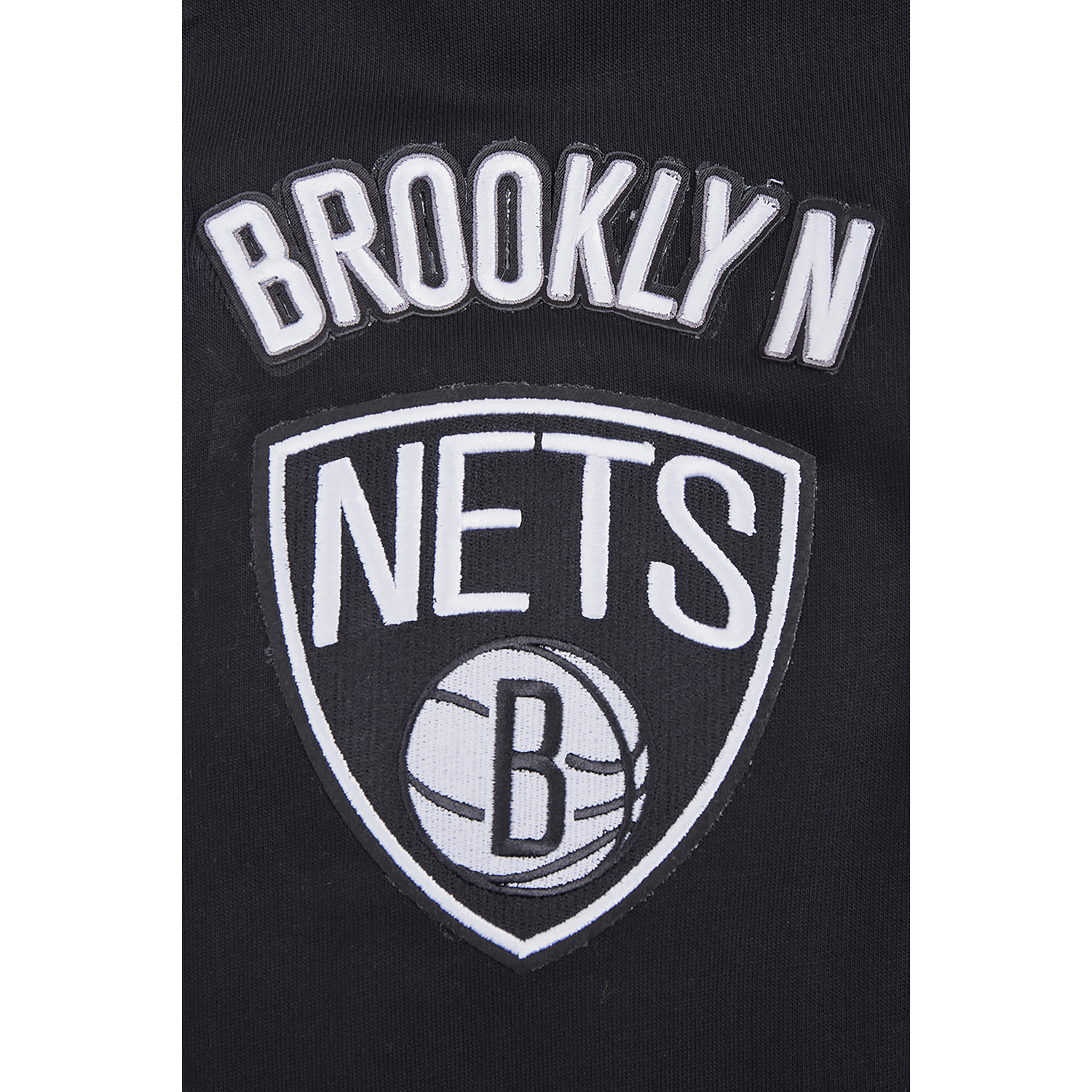 Pro Standard NETS OLD ENGLISH FLC PO HOODIE - Men's - Black