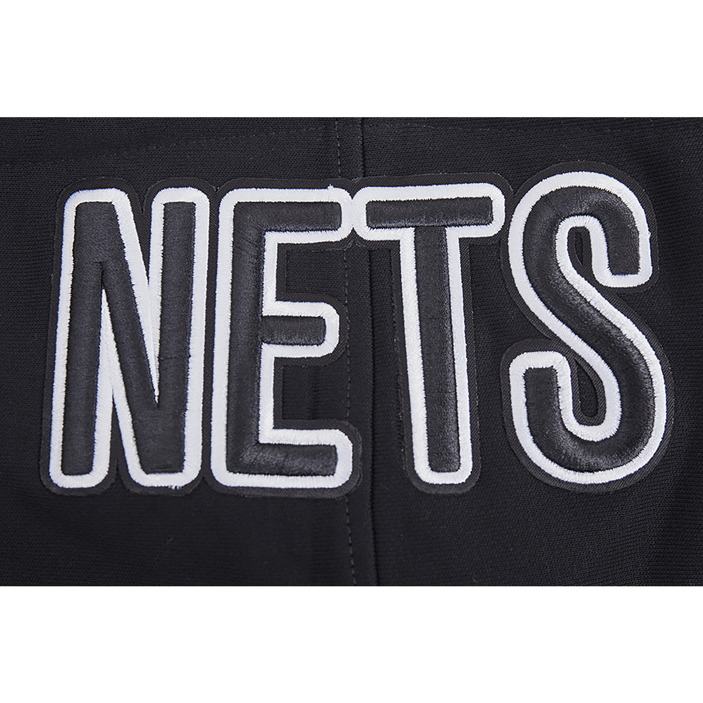Pro Standard NETS OLD ENGLISH FLC PO HOODIE - Men's - Black