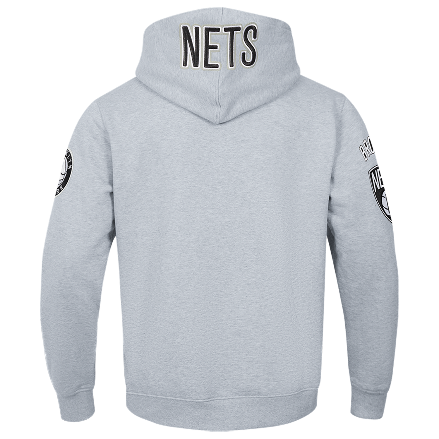 Pro Standard NETS OLD ENGLISH FLC PO HOODIE - Men's - Heather Grey