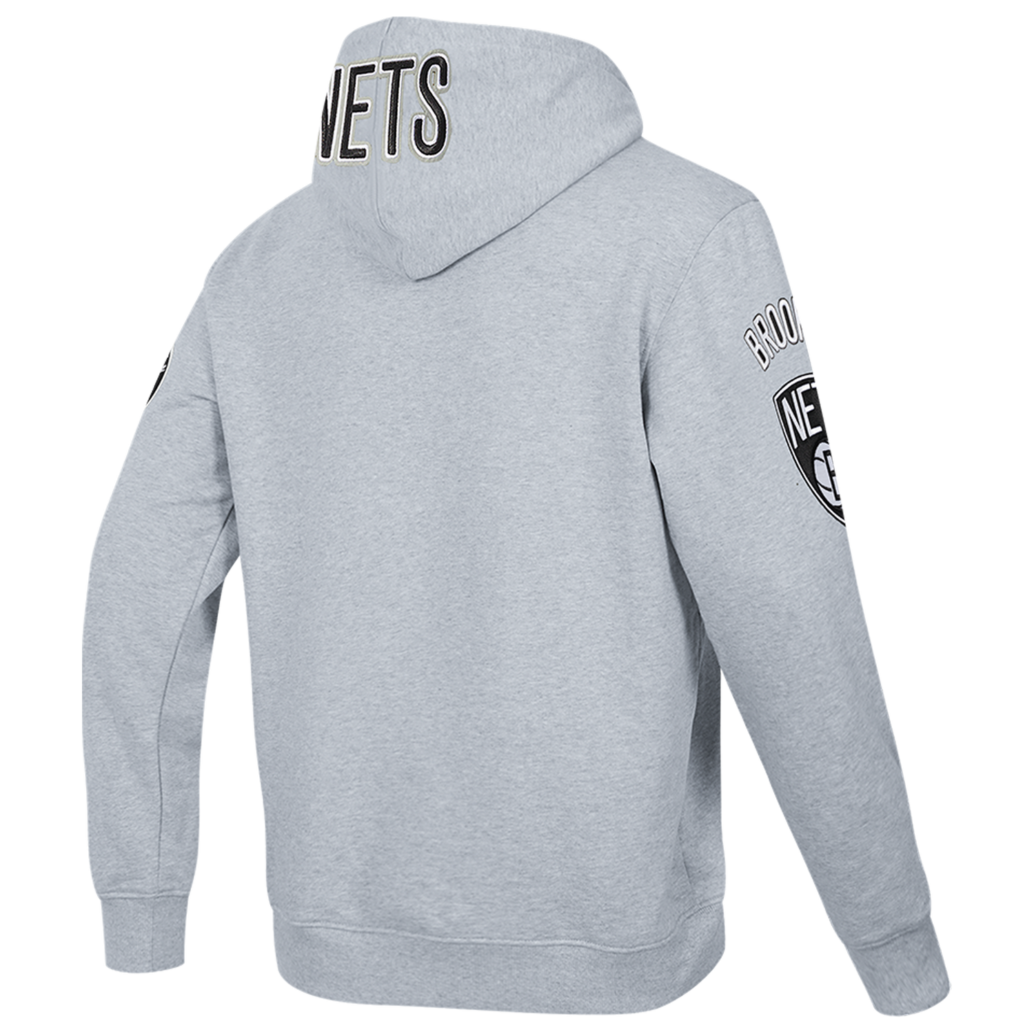 Pro Standard NETS OLD ENGLISH FLC PO HOODIE - Men's - Heather Grey