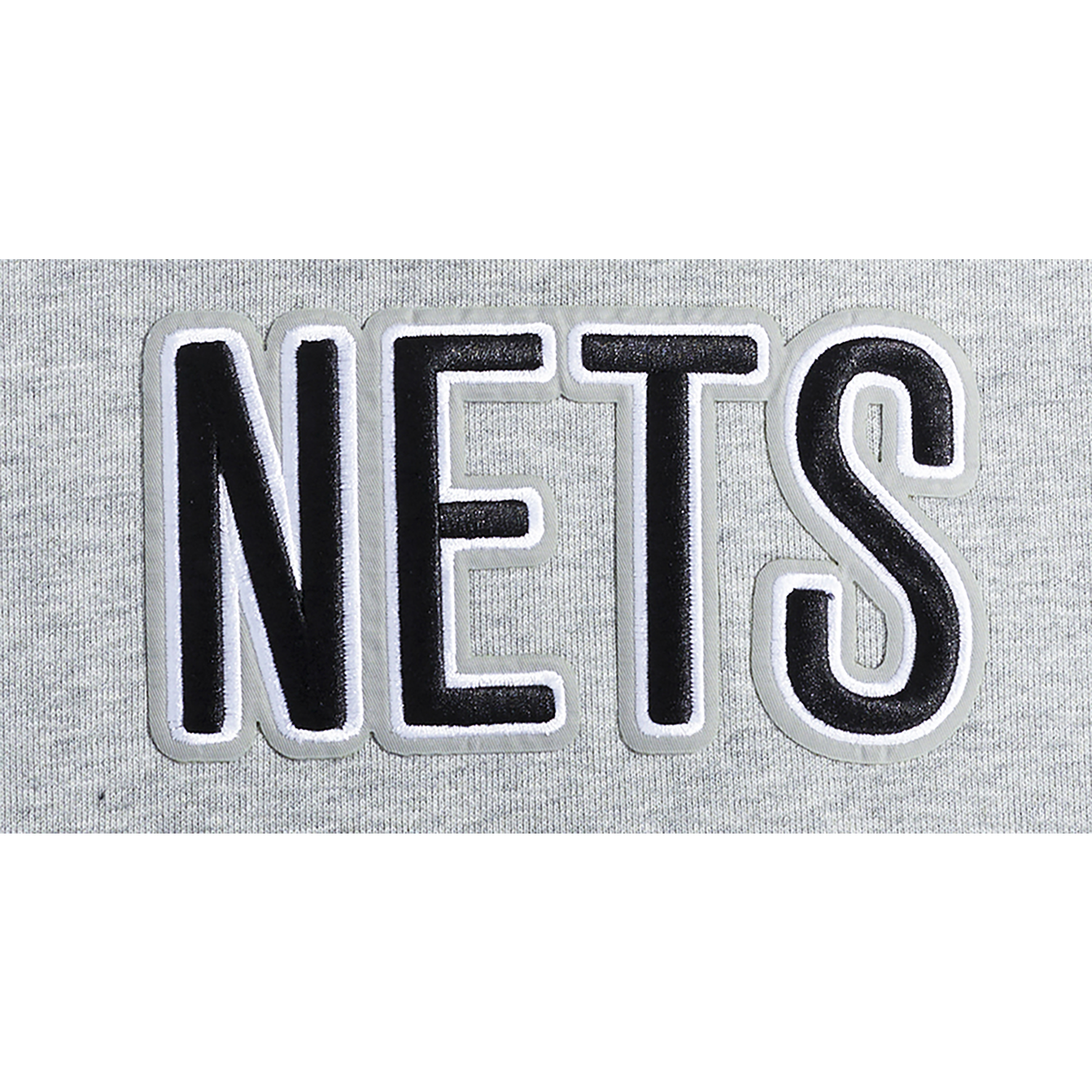 Pro Standard NETS OLD ENGLISH FLC PO HOODIE - Men's - Heather Grey