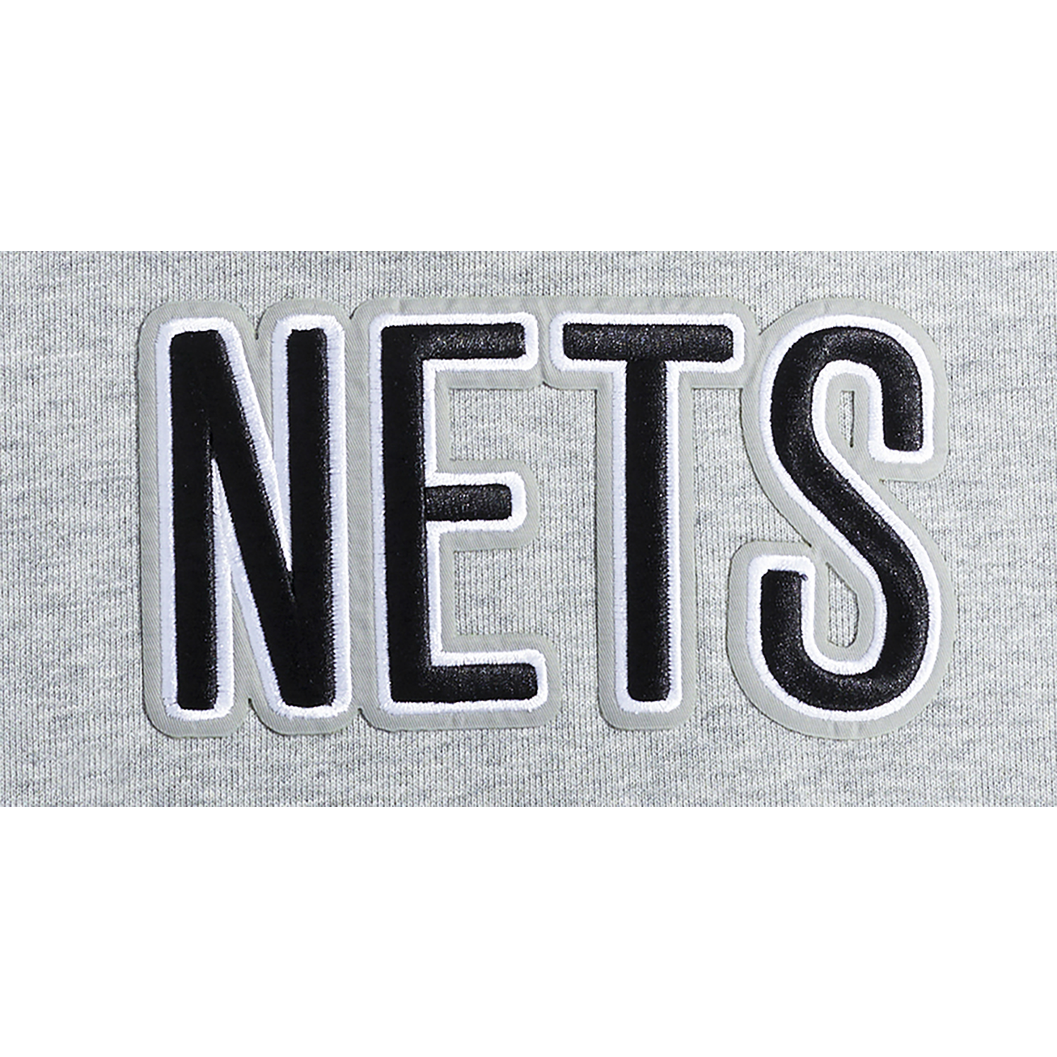 Pro Standard NETS OLD ENGLISH FLC PO HOODIE - Men's - Heather Grey