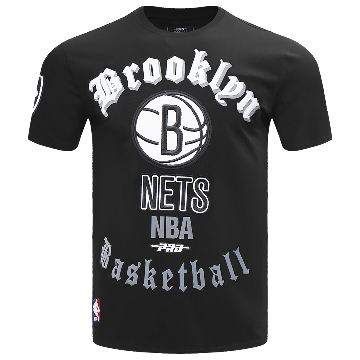 Pro Standard NETS OLD ENGLISH SJ TEE - Men's - Black