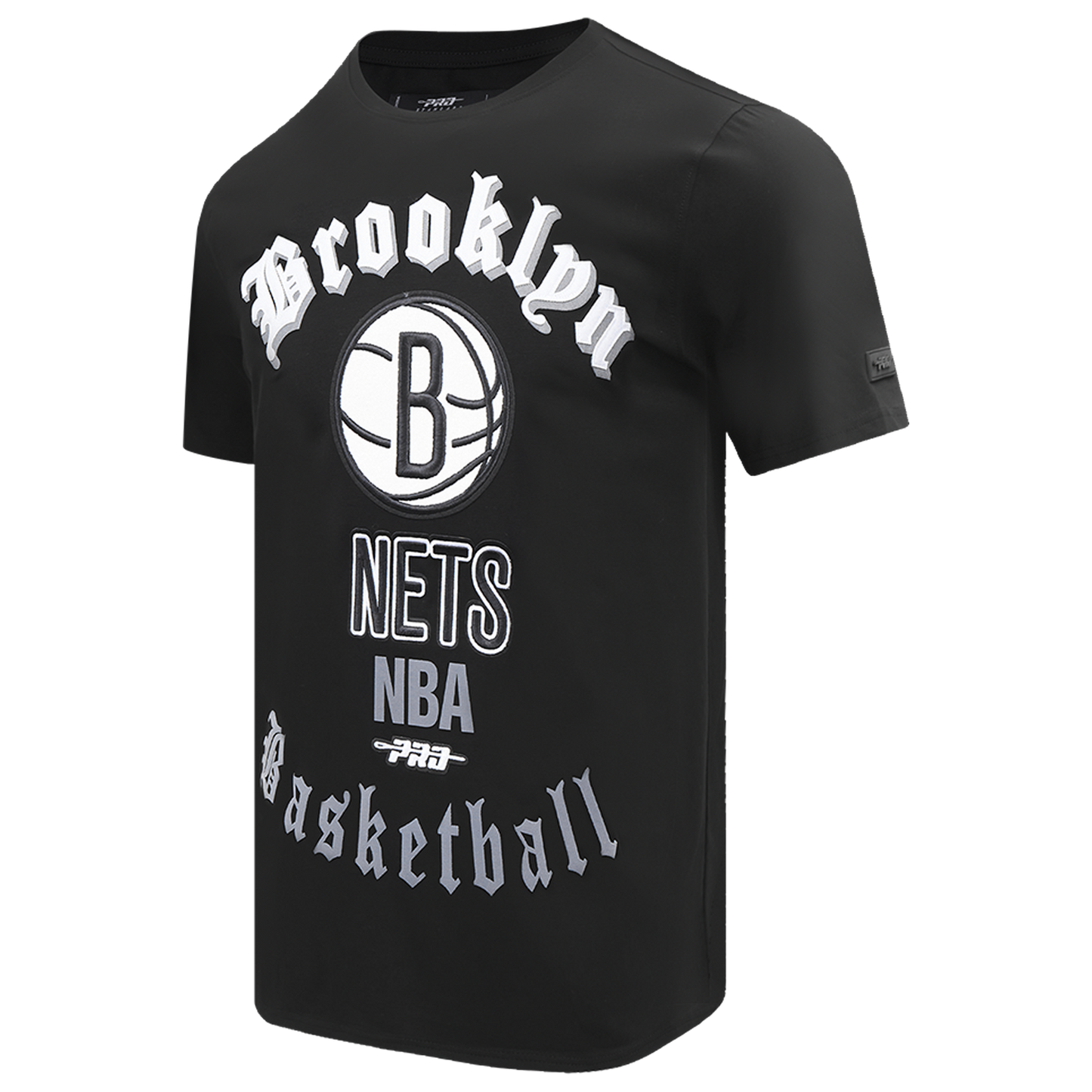 Pro Standard NETS OLD ENGLISH SJ TEE - Men's - Black