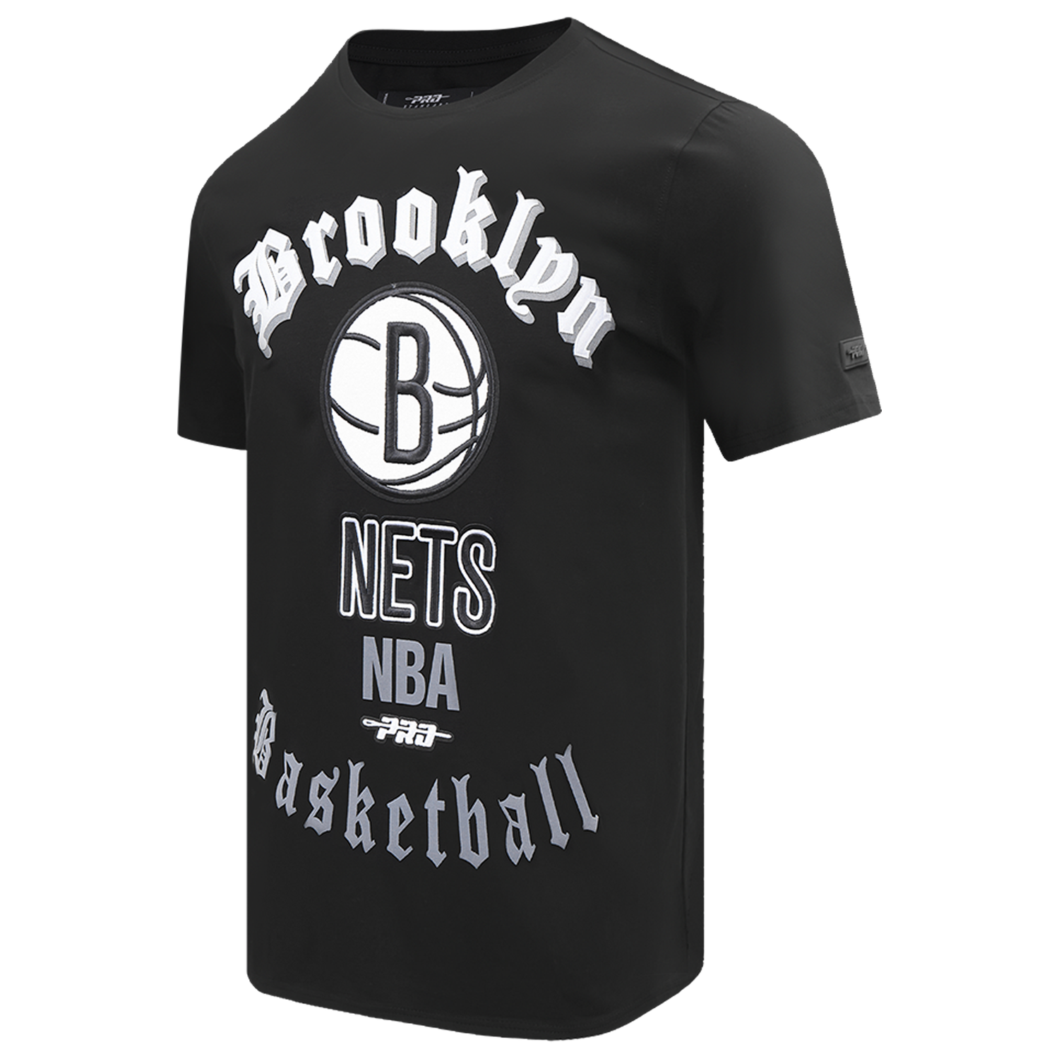 Pro Standard NETS OLD ENGLISH SJ TEE - Men's - Black