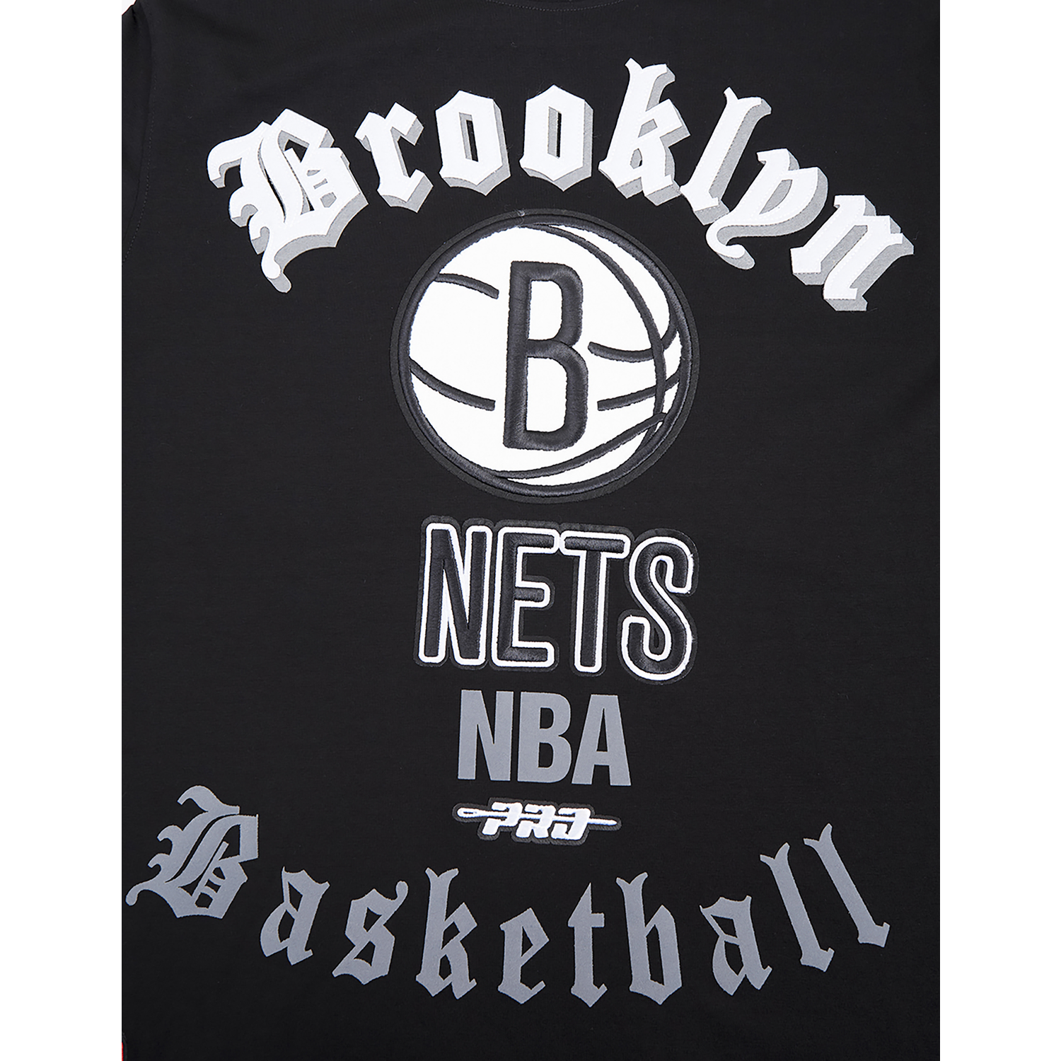 Pro Standard NETS OLD ENGLISH SJ TEE - Men's - Black