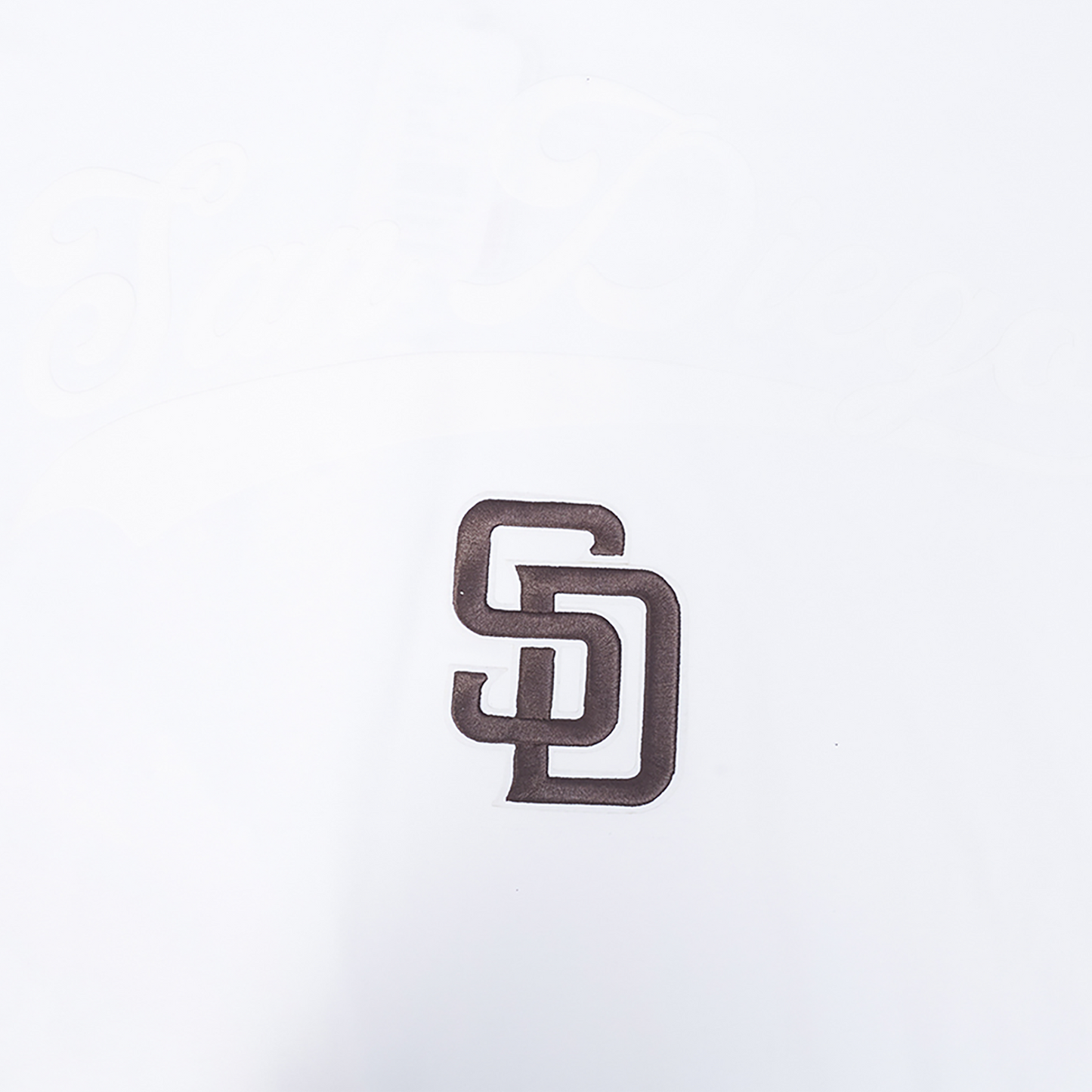 Pro Standard Padres Living Large CJ Drop Shoulder T-Shirt - Men's - White/Yellow/Brown