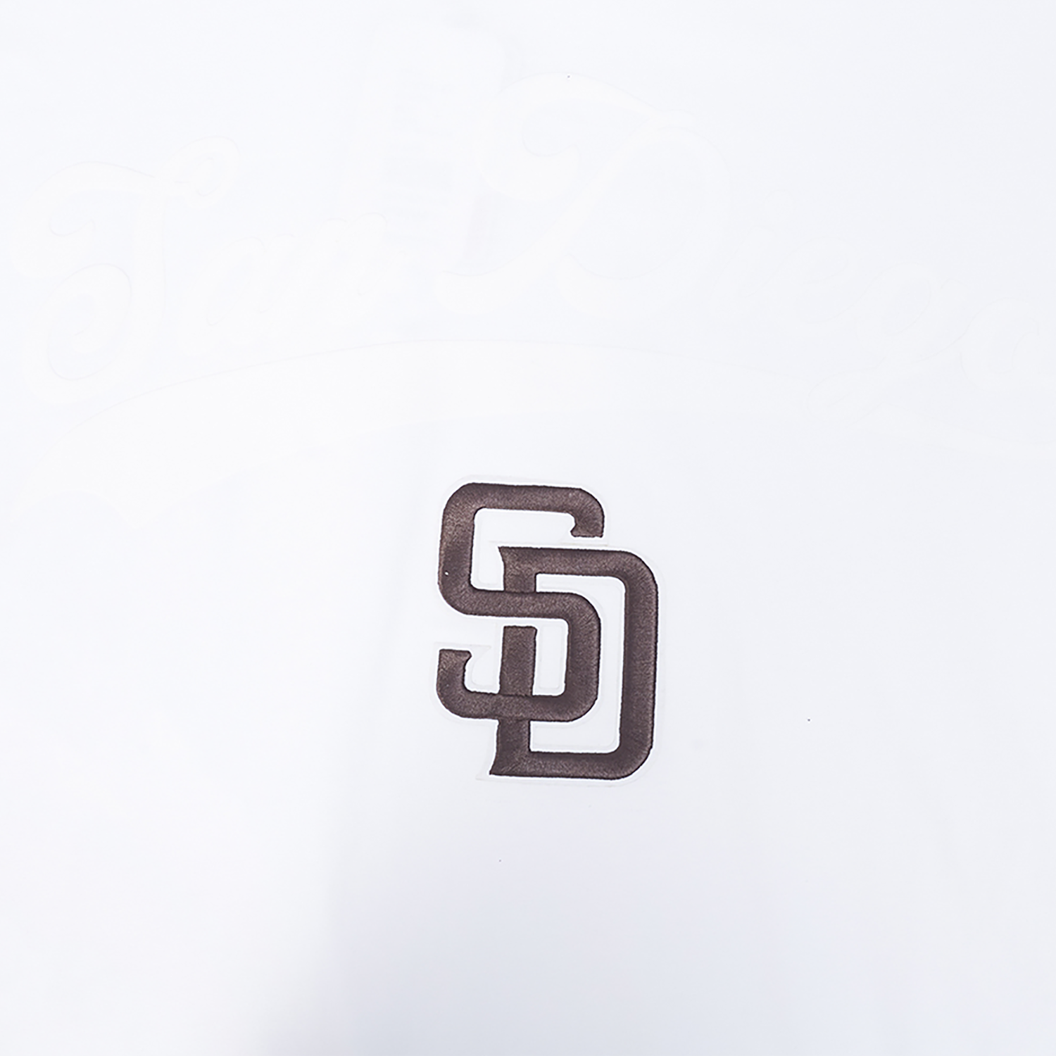 Pro Standard Padres Living Large CJ Drop Shoulder T-Shirt - Men's - White/Yellow/Brown