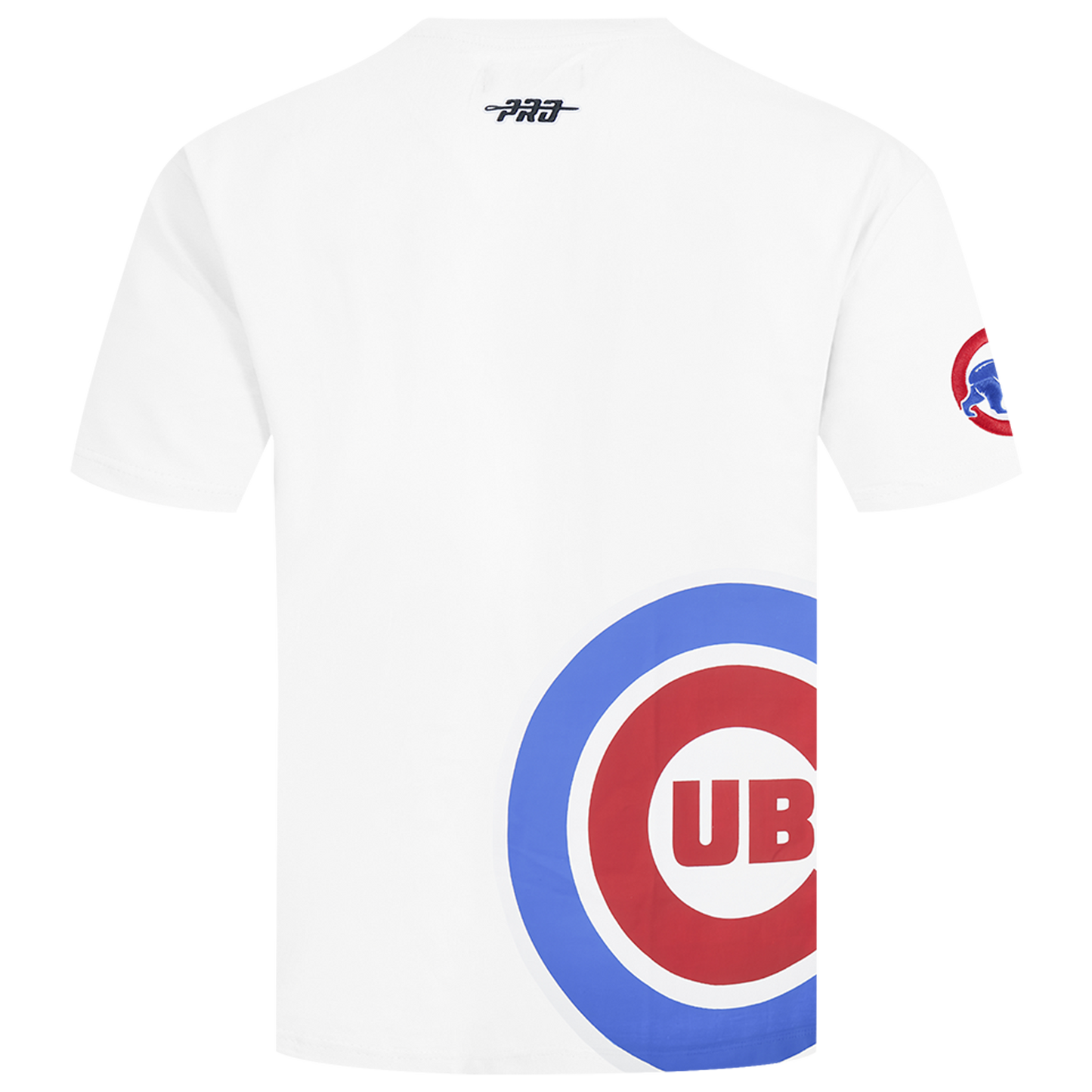 Pro Standard Cubs Living Large CJ Drop Shoulder T-Shirt - Men's - White/Red/Blue