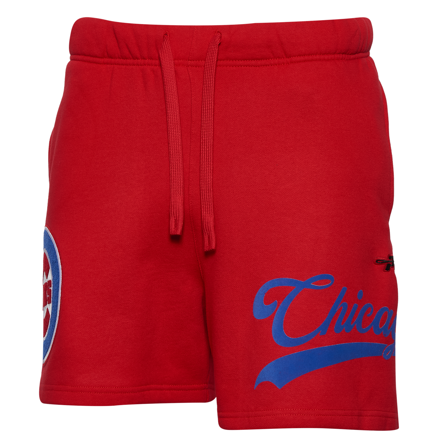Pro Standard Cubs Living Large Fleece Shorts - Men's - Red/Blue