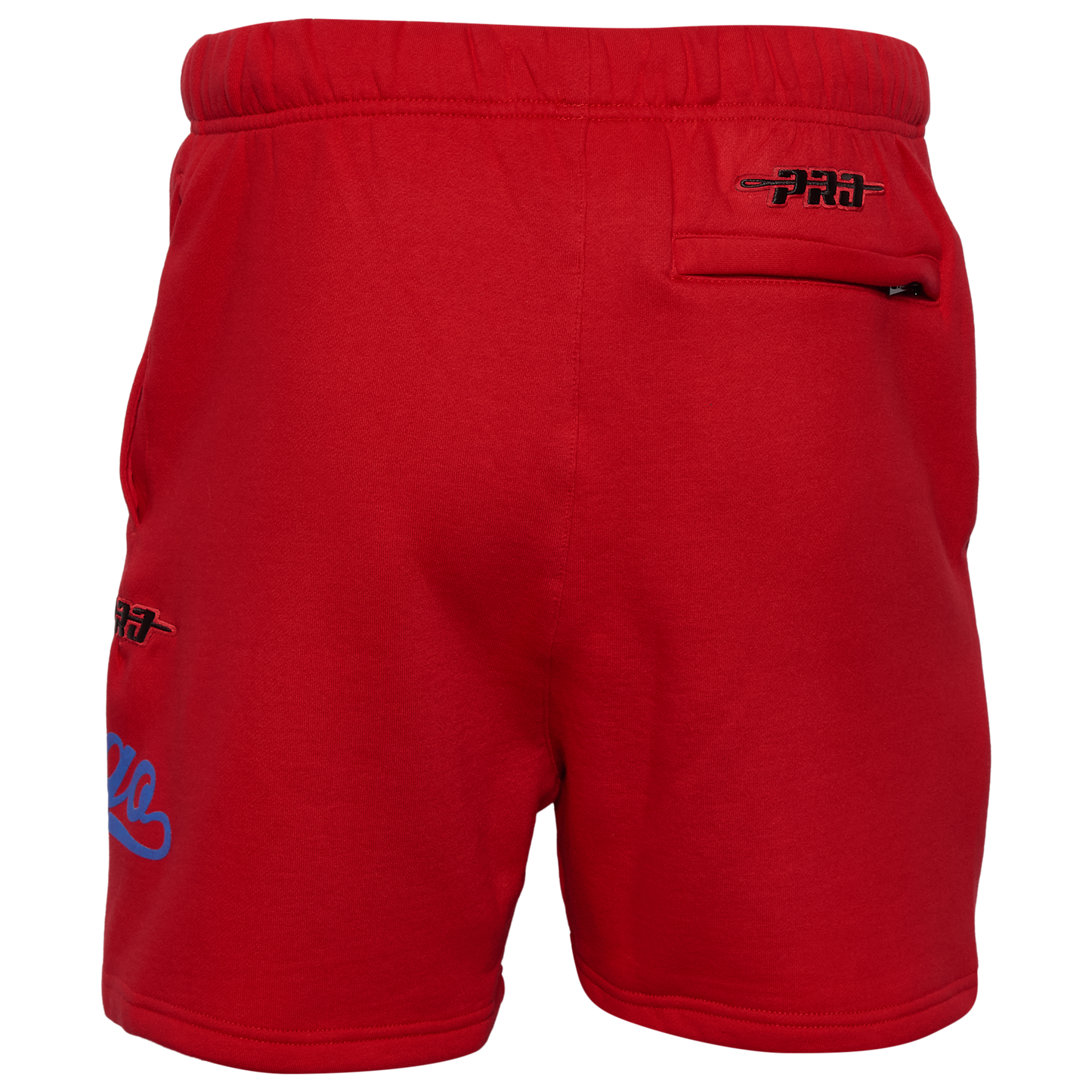 Pro Standard Cubs Living Large Fleece Shorts - Men's - Red/Blue