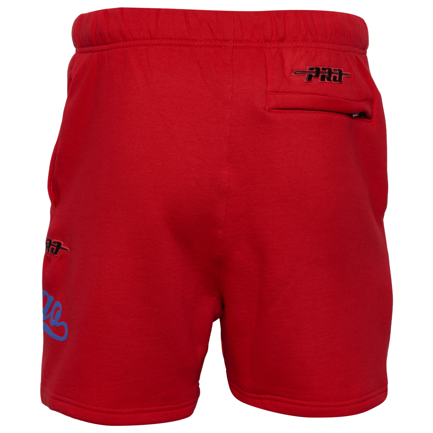 Pro Standard Cubs Living Large Fleece Shorts - Men's - Red/Blue