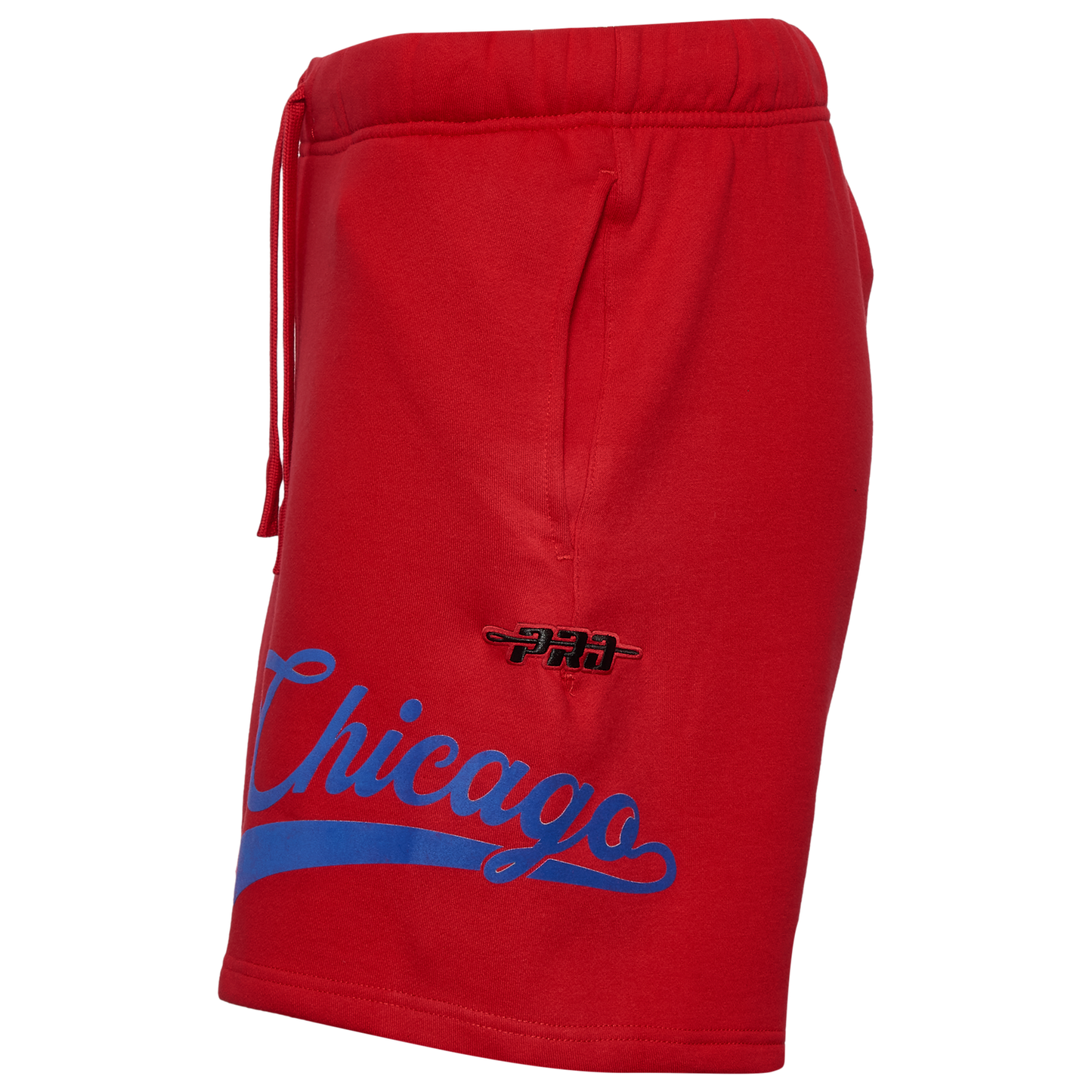 Pro Standard Cubs Living Large Fleece Shorts - Men's - Red/Blue