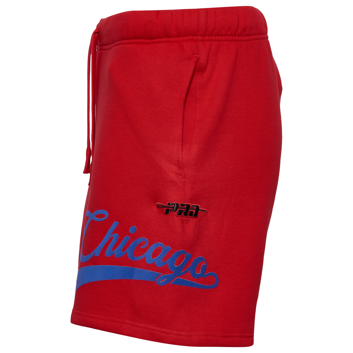 Pro Standard Cubs Living Large Fleece Shorts - Men's - Red/Blue