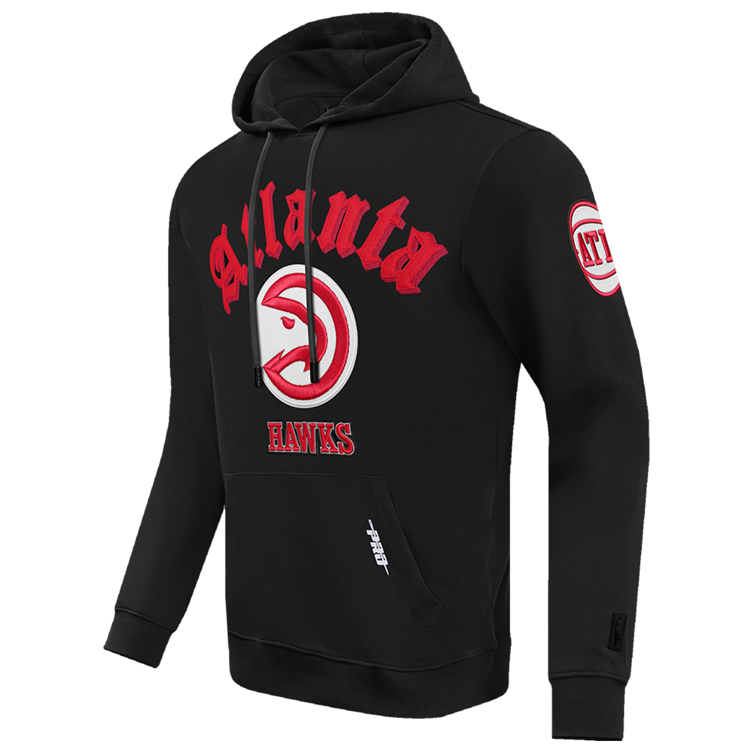 Pro Standard HAWKS OLD ENGLISH FLC PO HOODIE - Men's - Black