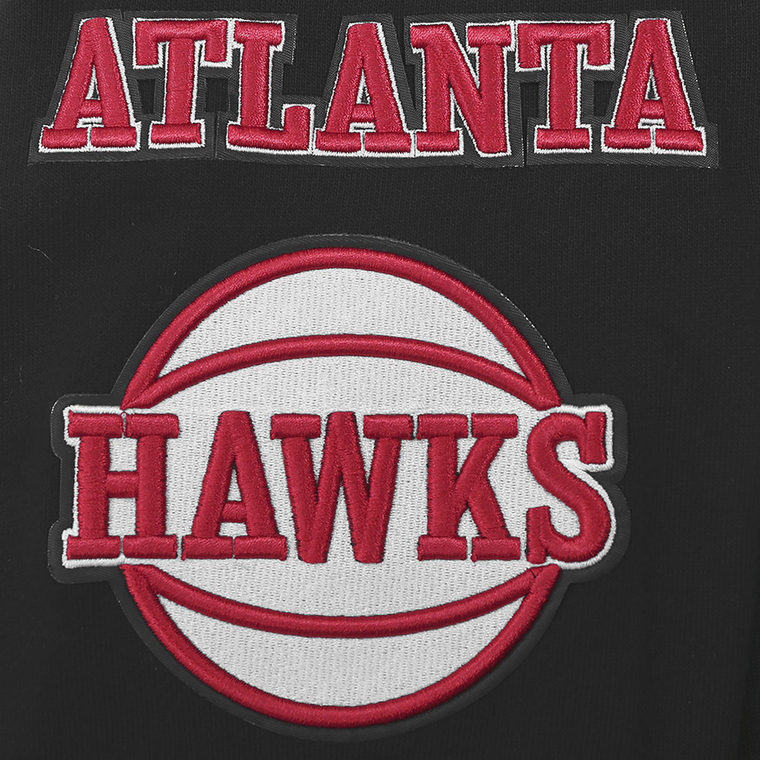 Pro Standard HAWKS OLD ENGLISH FLC PO HOODIE - Men's - Black