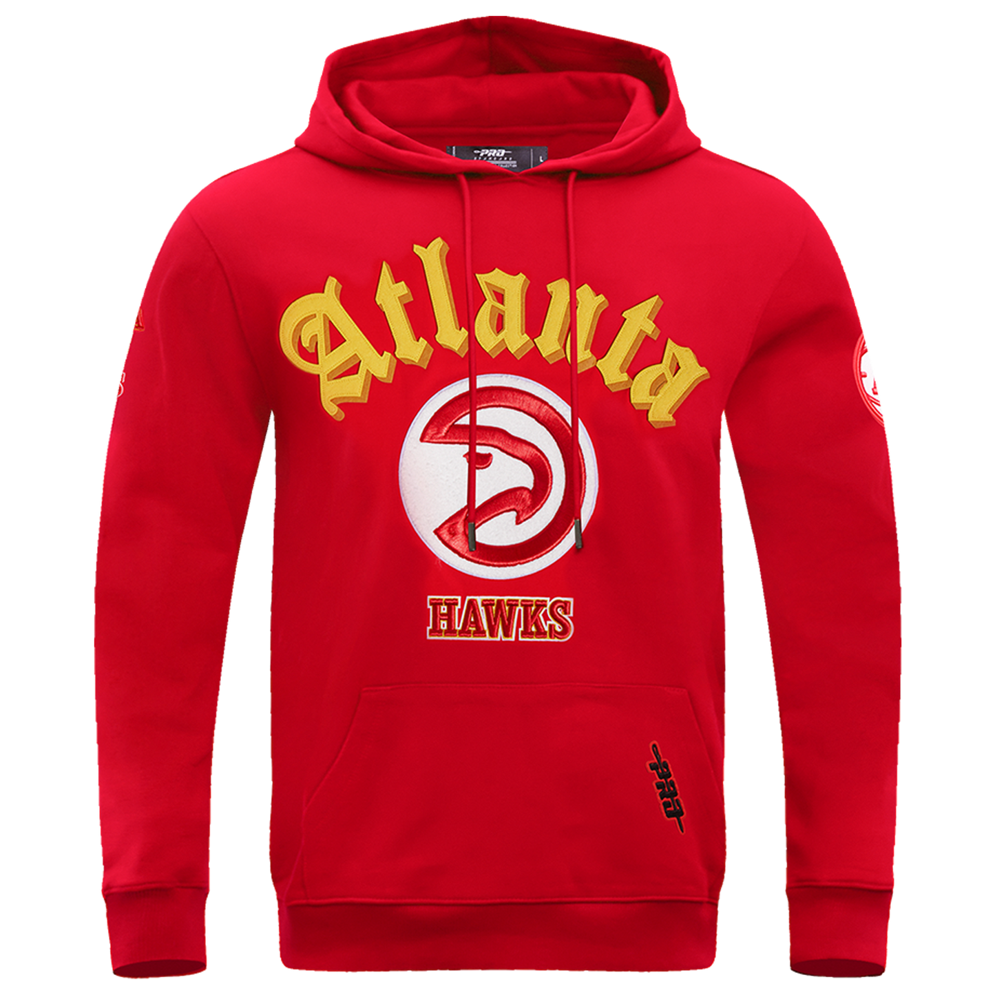 Pro Standard HAWKS OLD ENGLISH FLC PO HOODIE - Men's - Red