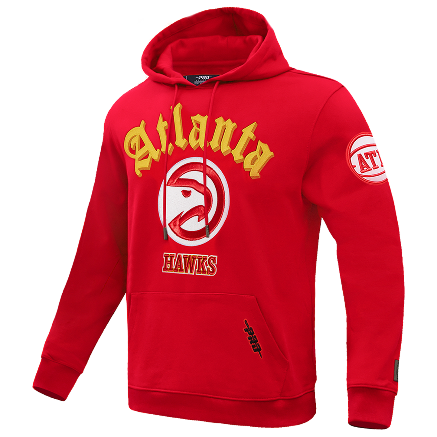 Pro Standard HAWKS OLD ENGLISH FLC PO HOODIE - Men's - Red