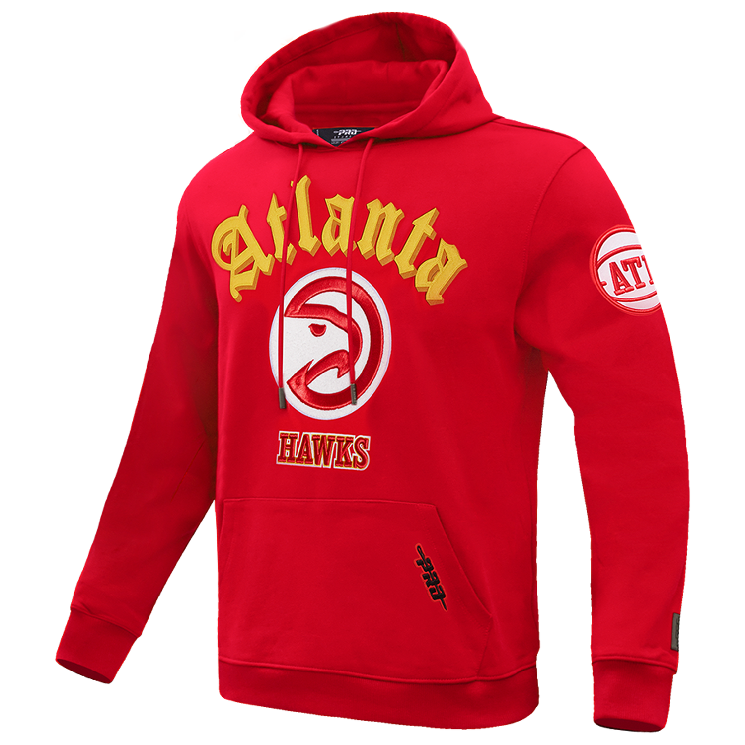 Pro Standard HAWKS OLD ENGLISH FLC PO HOODIE - Men's - Red