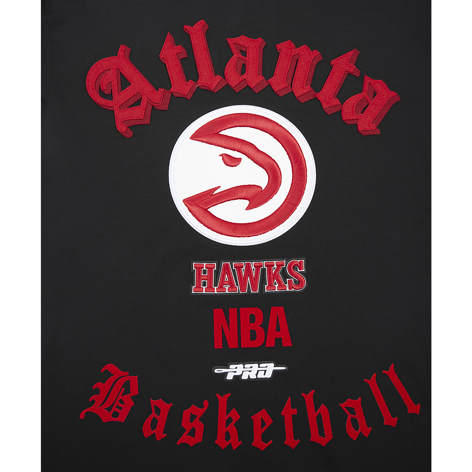 Pro Standard HAWKS OLD ENGLISH SJ TEE - Men's - Black