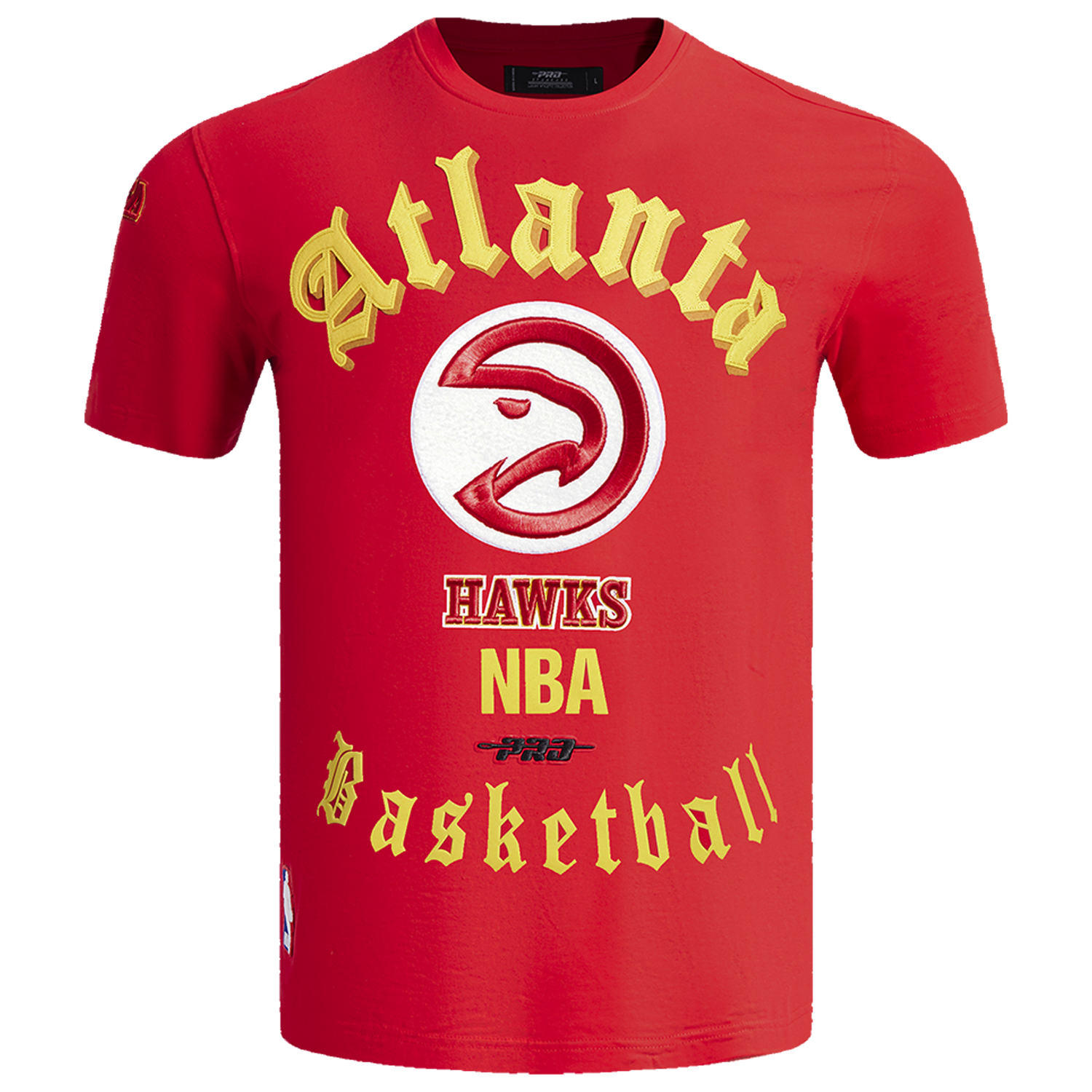 Pro Standard HAWKS OLD ENGLISH SJ TEE - Men's - Red