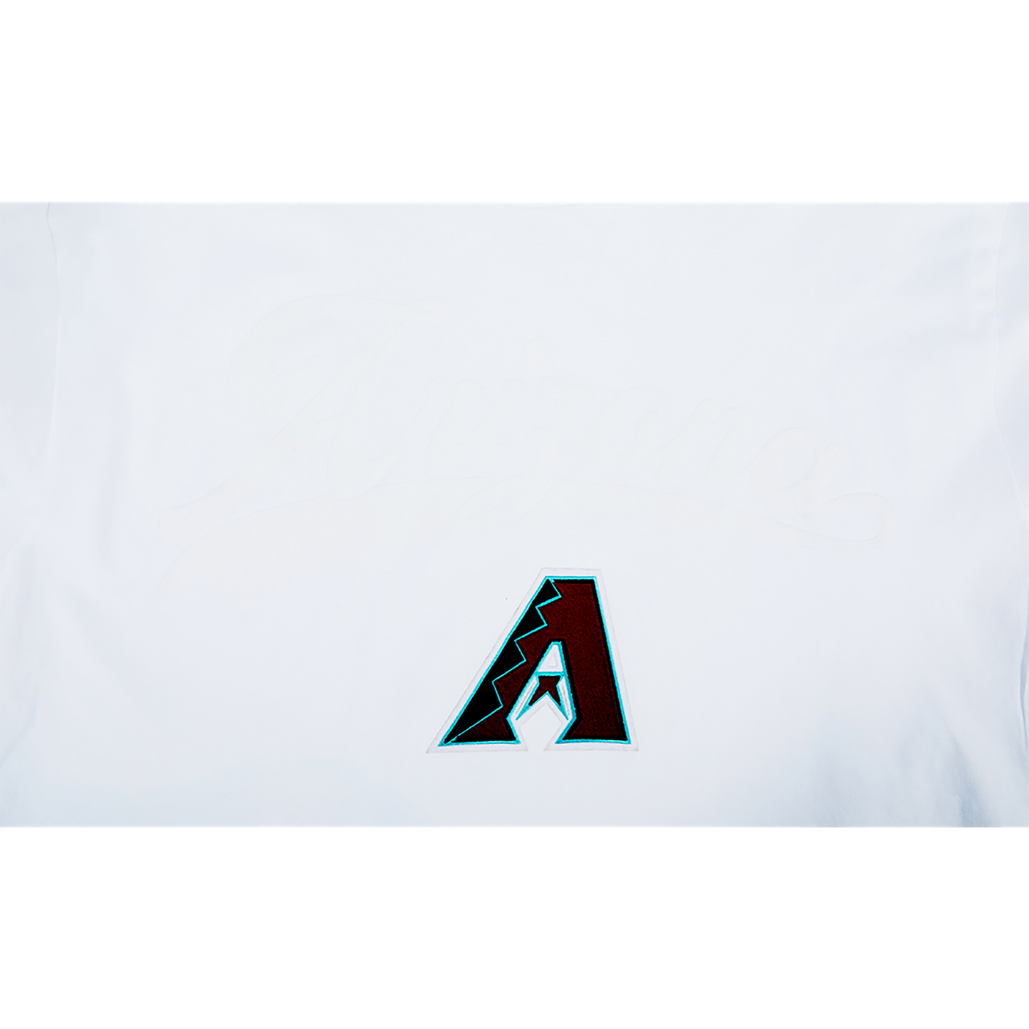 Pro Standard Diamondbacks Living Large Drop Shoulder T-Shirt - Men's - White/Maroon/Teal