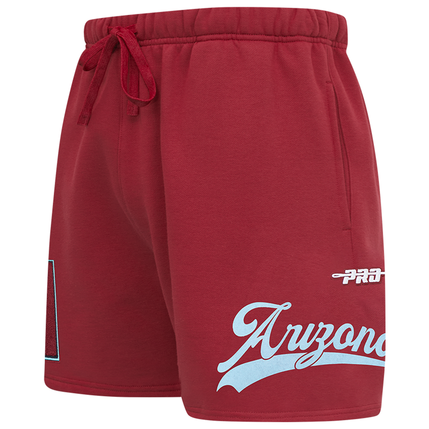 Pro Standard Diamondbacks Living Large Fleece Shorts - Men's - Maroon/Teal