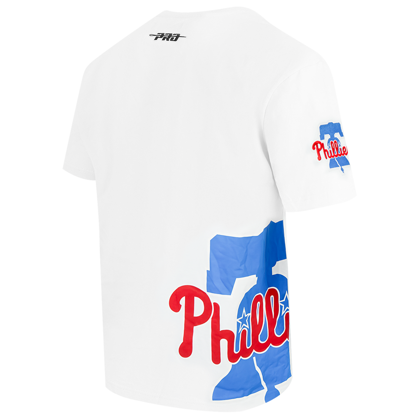 Pro Standard Phillies Living Large CJ Drop Shoulder T-Shirt - Men's - Red/White/Blue