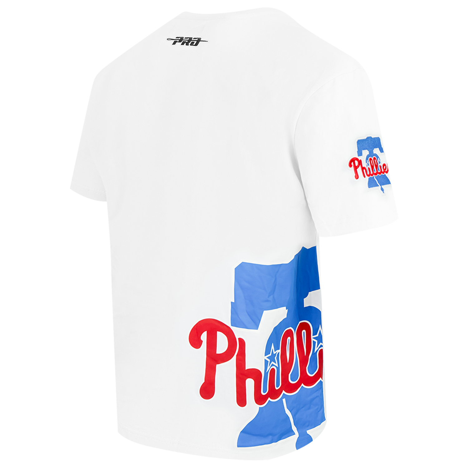 Pro Standard Phillies Living Large CJ Drop Shoulder T-Shirt - Men's - Red/White/Blue