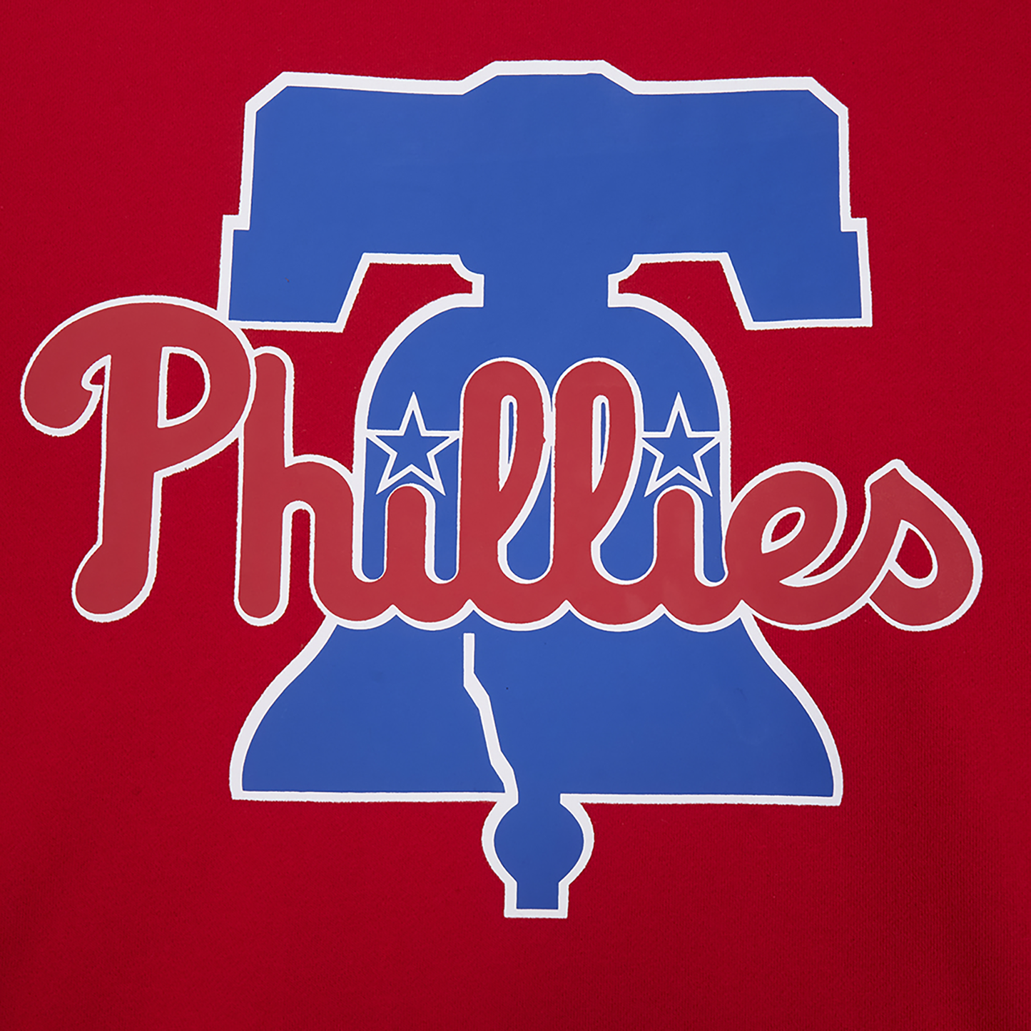 Pro Standard Phillies Living Large Drop Shoulder PO Hoodie - Men's - Blue/Red/White