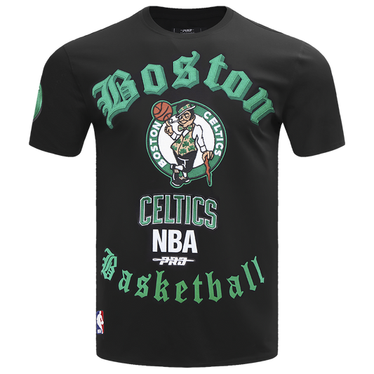 Pro Standard CELTICS OLD ENGLISH SJ TEE - Men's - Black