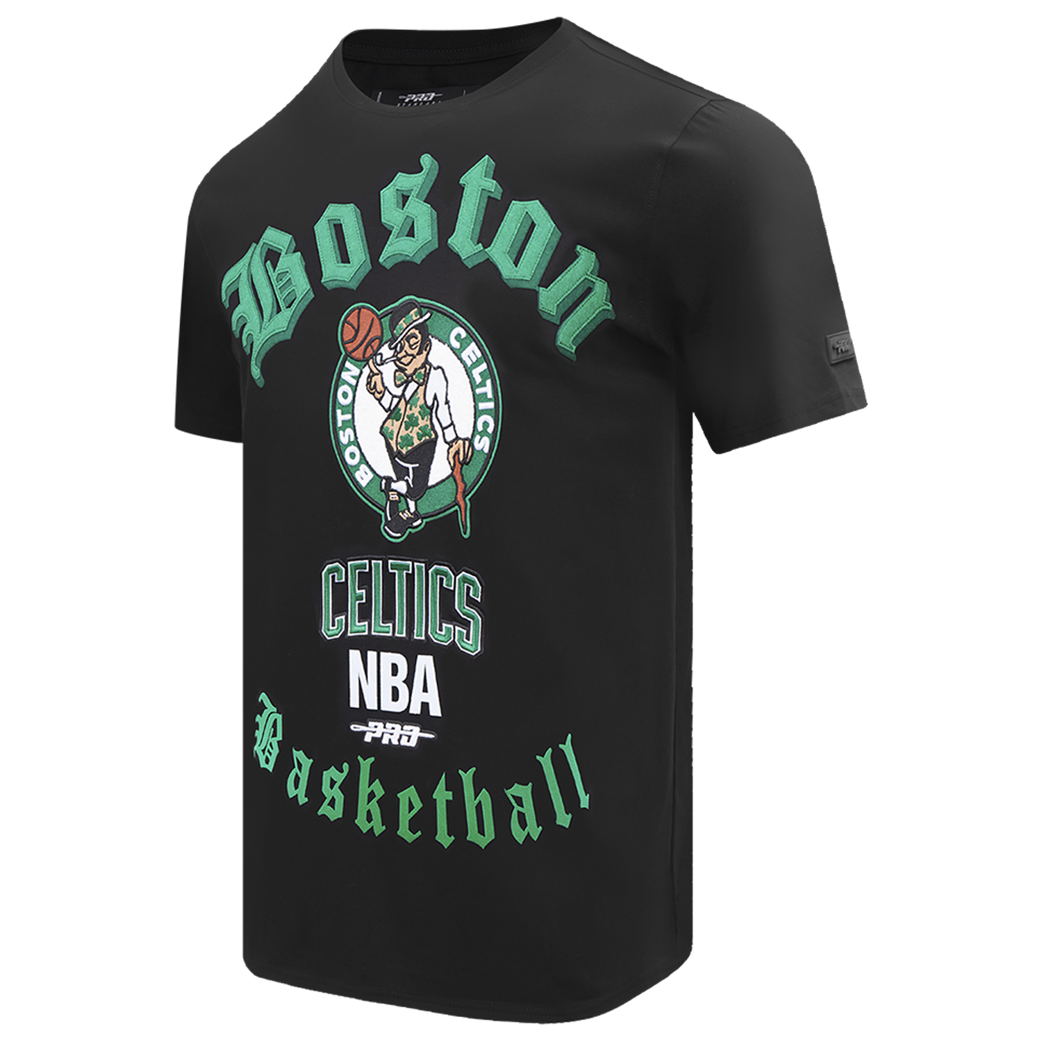 Pro Standard CELTICS OLD ENGLISH SJ TEE - Men's - Black