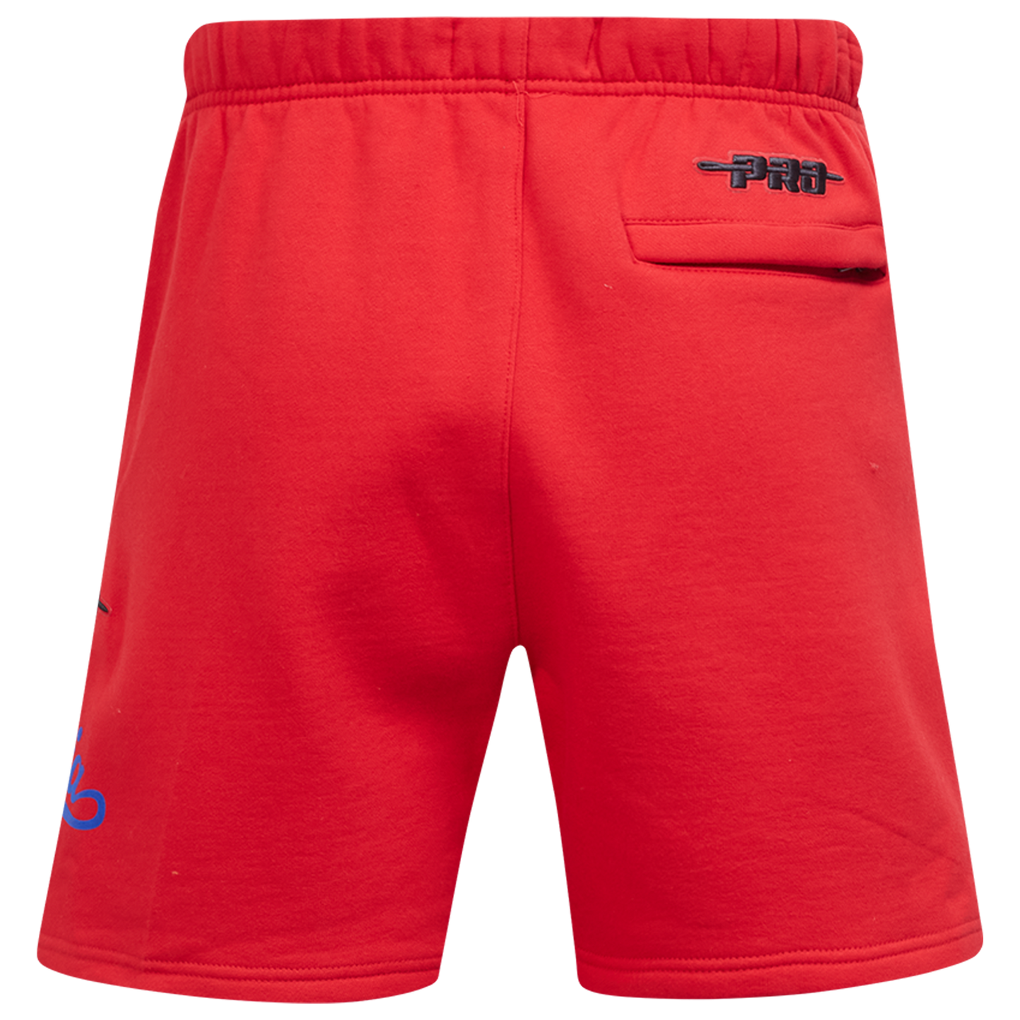 Pro Standard Phillies Living Large Fleece Shorts - Men's - Red/Blue/White