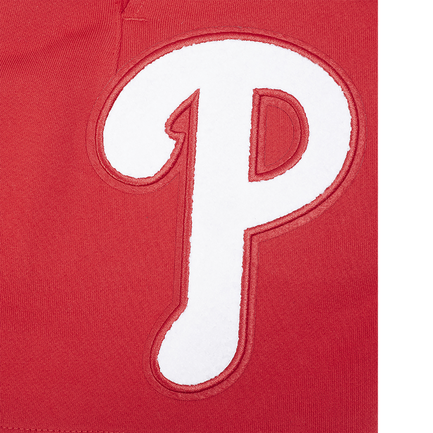 Pro Standard Phillies Living Large Fleece Shorts - Men's - Red/Blue/White