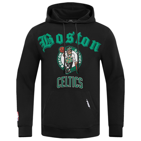 Pro Standard CELTICS OLD ENGLISH FLC PO HOODIE - Men's - Black