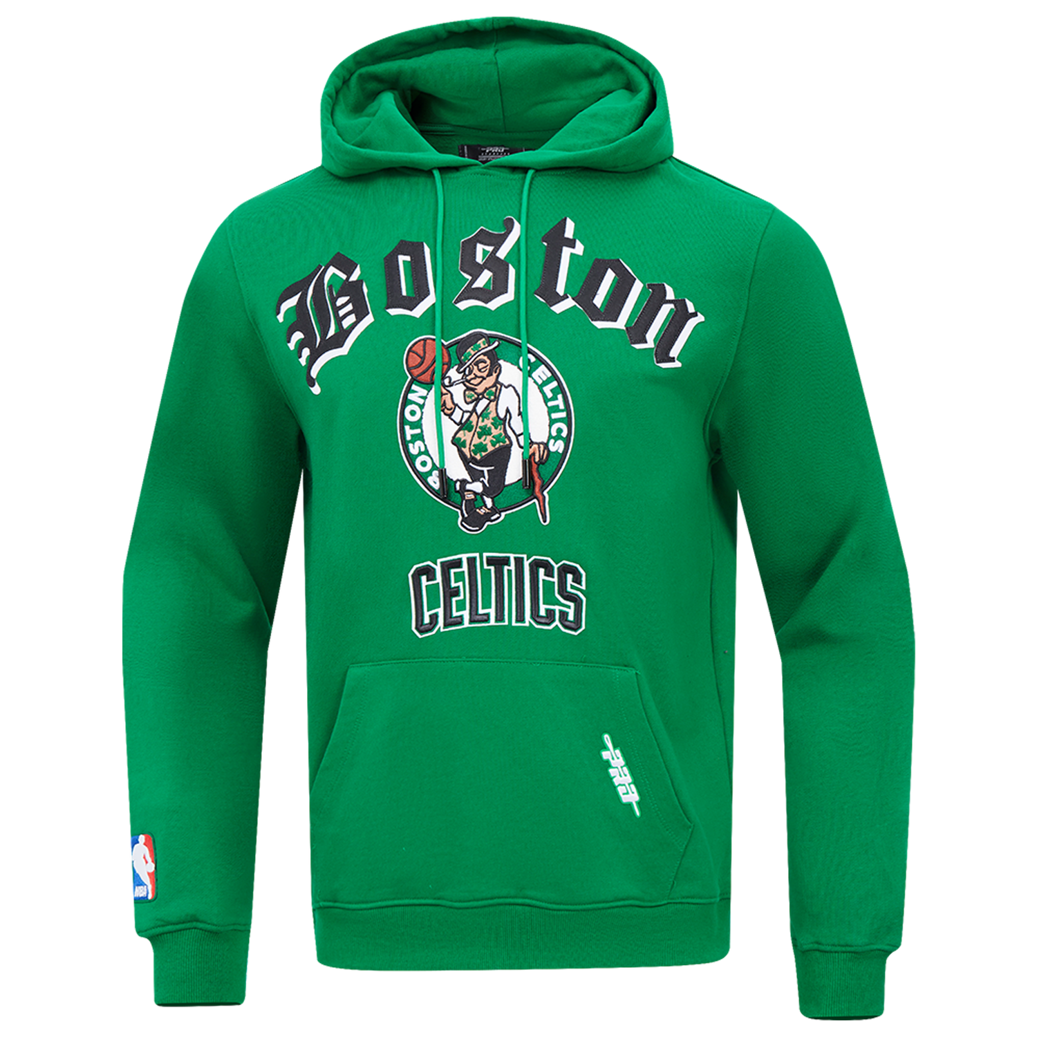 Pro Standard CELTICS OLD ENGLISH FLC PO HOODIE - Men's - Kelly Green