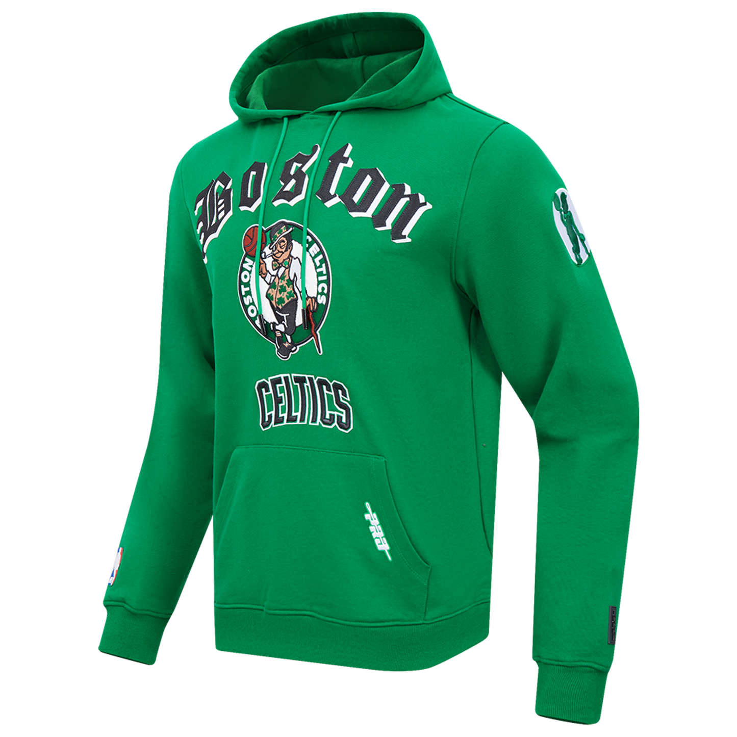 Pro Standard CELTICS OLD ENGLISH FLC PO HOODIE - Men's - Kelly Green
