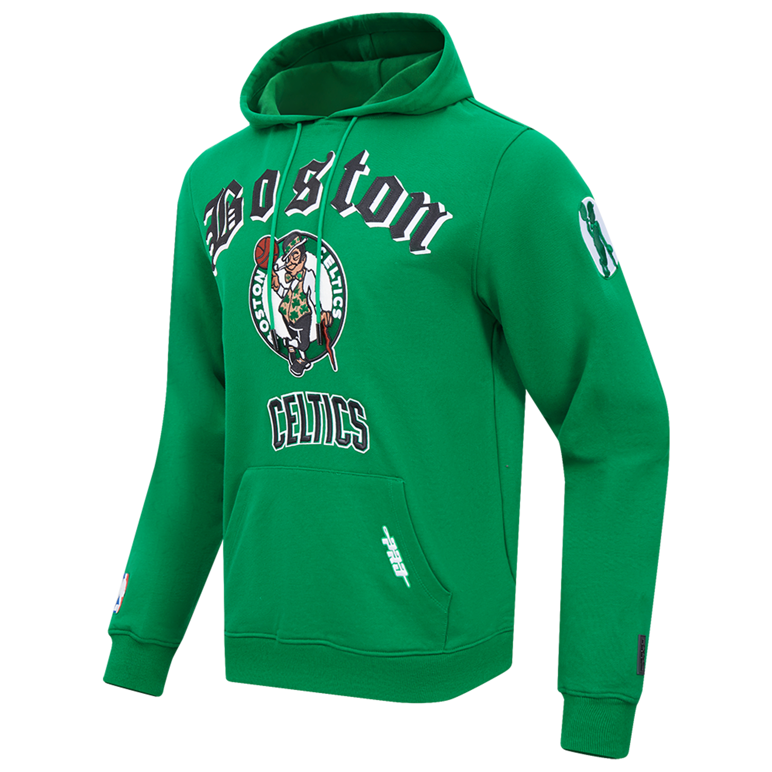 Pro Standard CELTICS OLD ENGLISH FLC PO HOODIE - Men's - Kelly Green