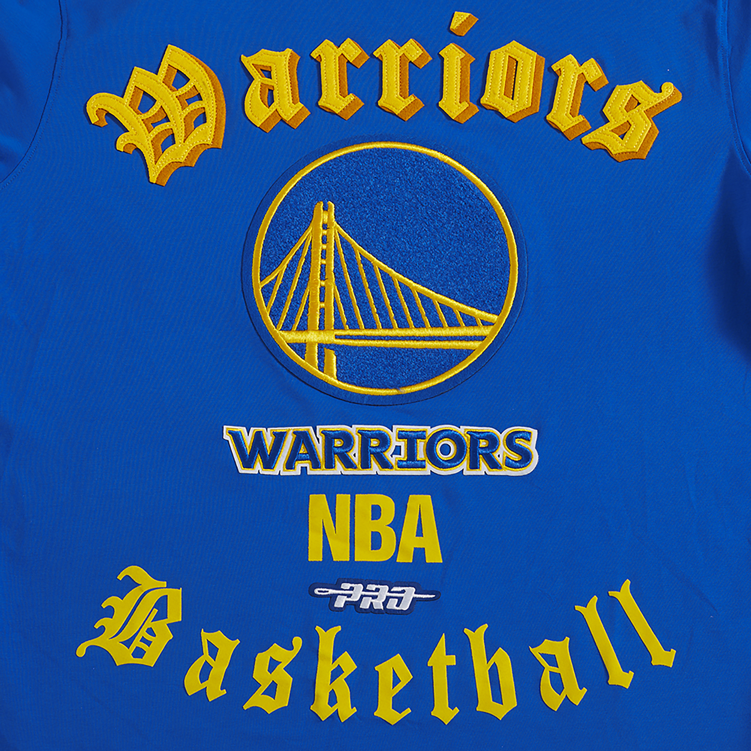 Pro Standard WARRIORS OLD ENGLISH SJ TEE - Men's - Royal Blue