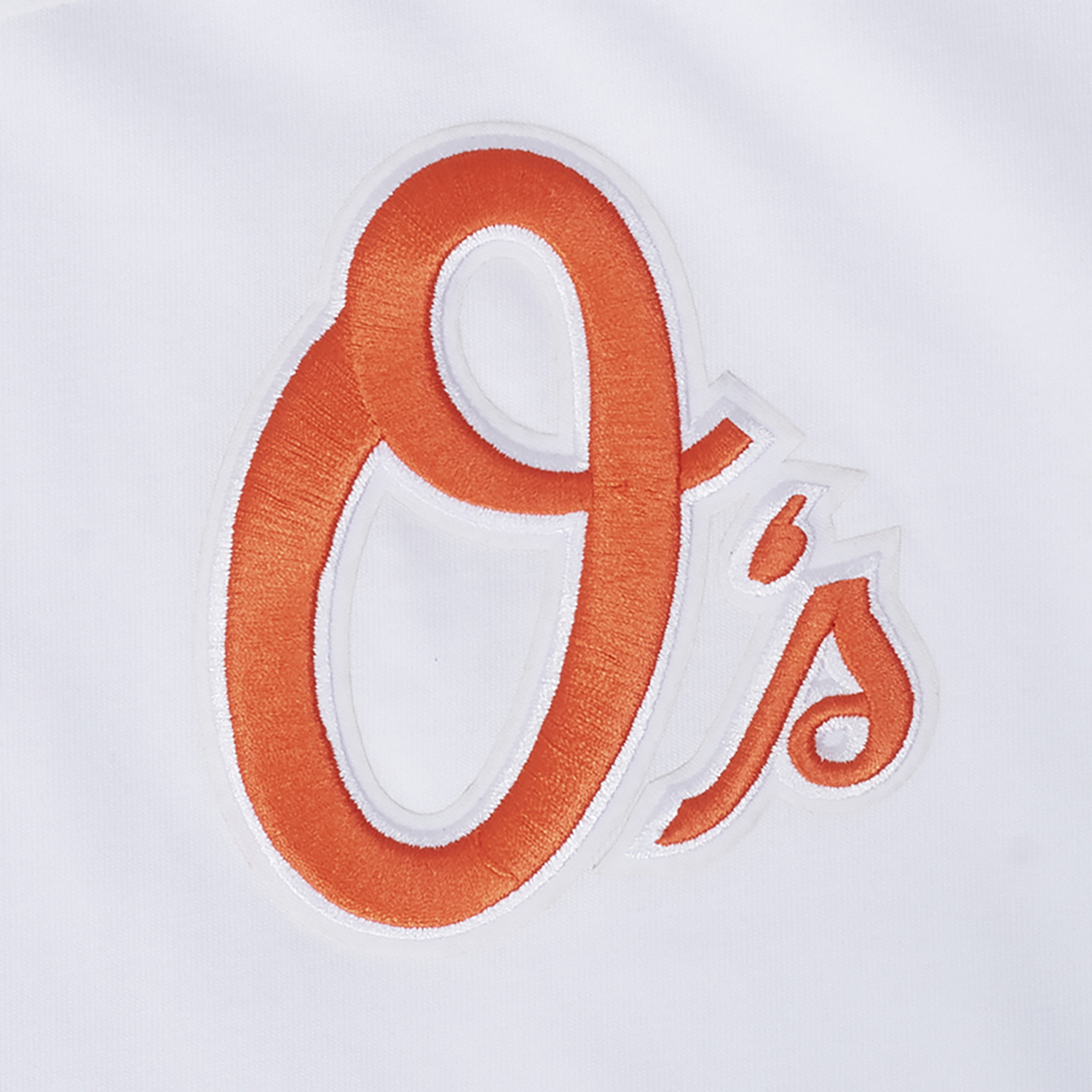 Pro Standard Orioles Living Large CJ Drop Shoulder T-Shirt - Men's - White/Black/Orange
