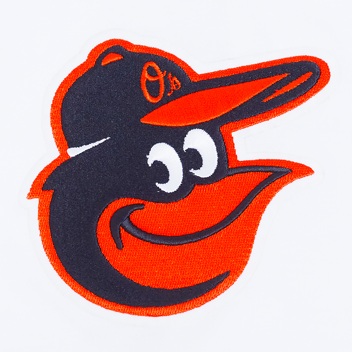 Pro Standard Orioles Living Large CJ Drop Shoulder T-Shirt - Men's - White/Black/Orange
