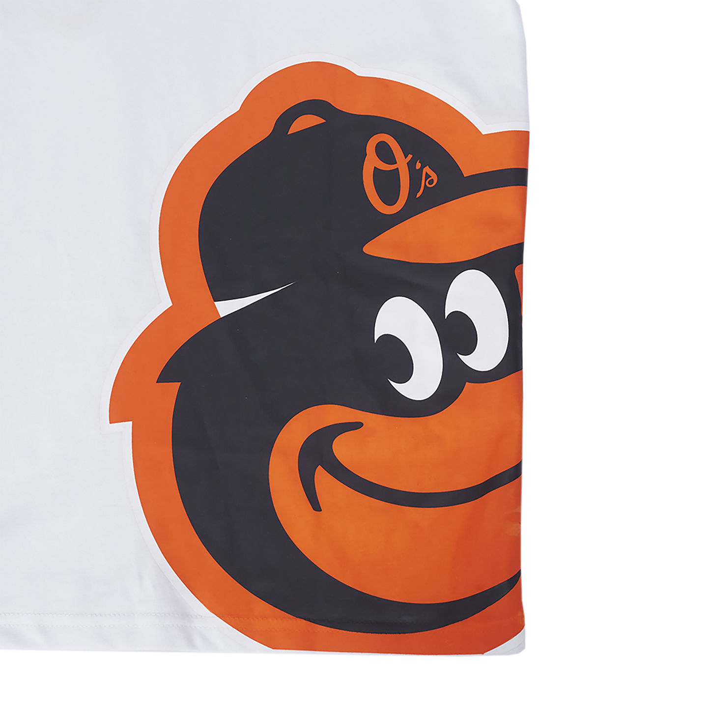 Pro Standard Orioles Living Large CJ Drop Shoulder T-Shirt - Men's - White/Black/Orange