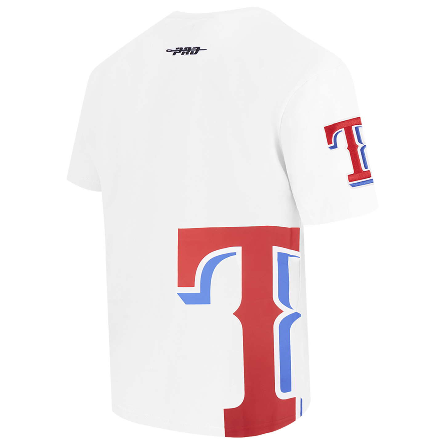Pro Standard Rangers Living Large CJ Drop Shoulder T-Shirt - Men's - Blue/White/Red